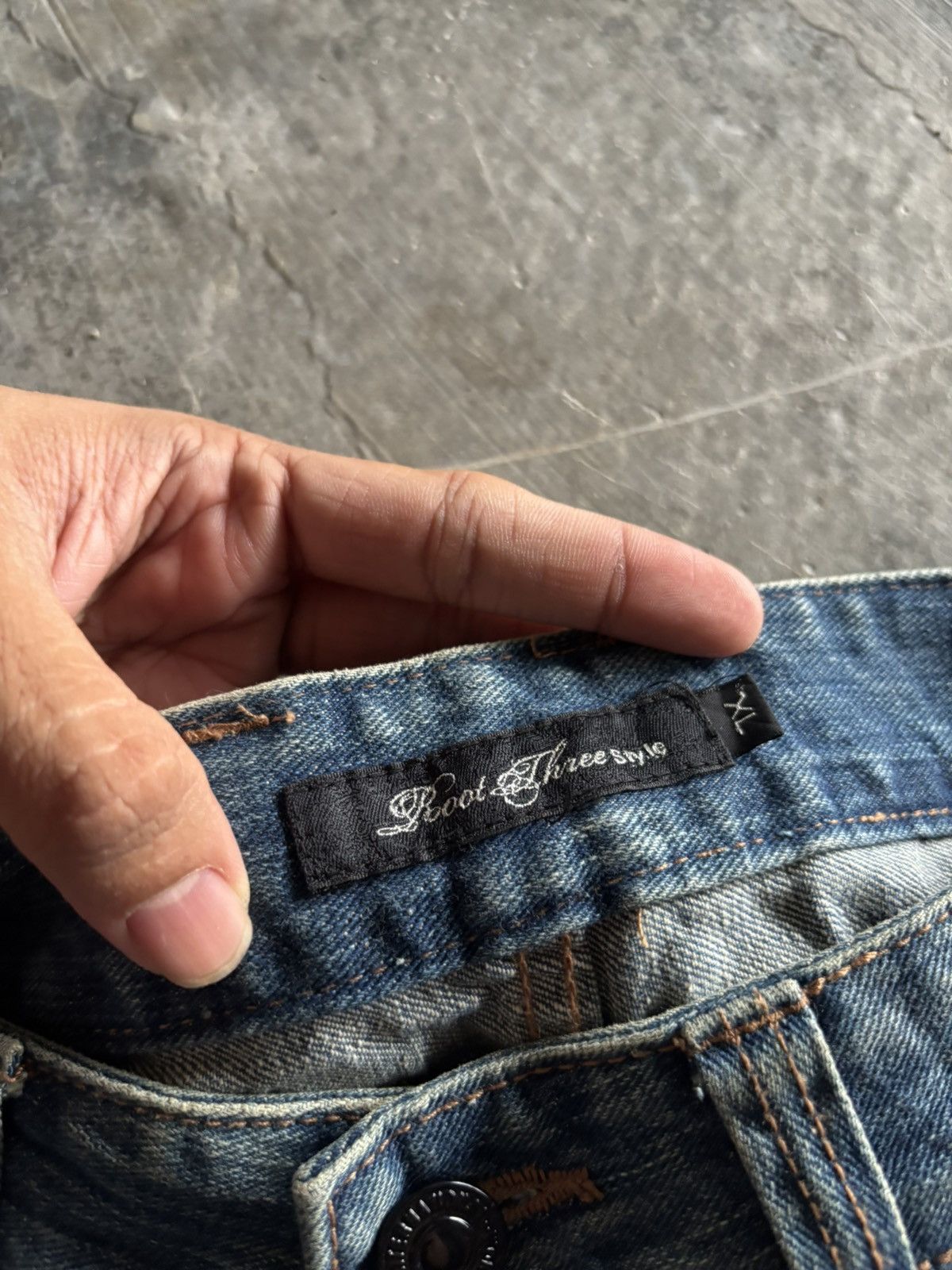 Hysteric Glamour × If Six Was Nine × Japanese Brand ROOT THREE STYLE JAPANESE DENIM rusty washed mud PUNK GRUNGE Size US 35 - 5 Thumbnail