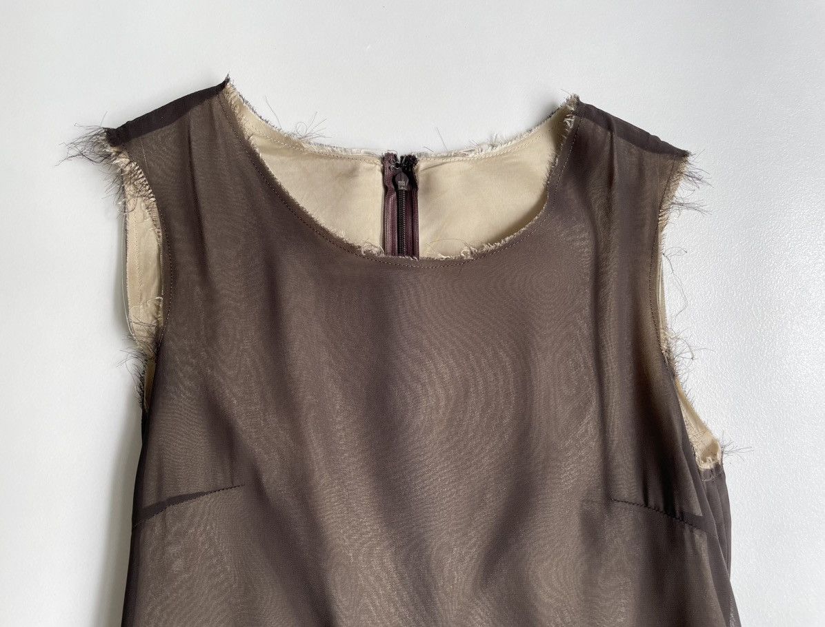 Maison Margiela S/S 03 Raw Edge Lifted Up Skirt Dress Size M / US 6-8 / IT 42-44 - 5 Thumbnail