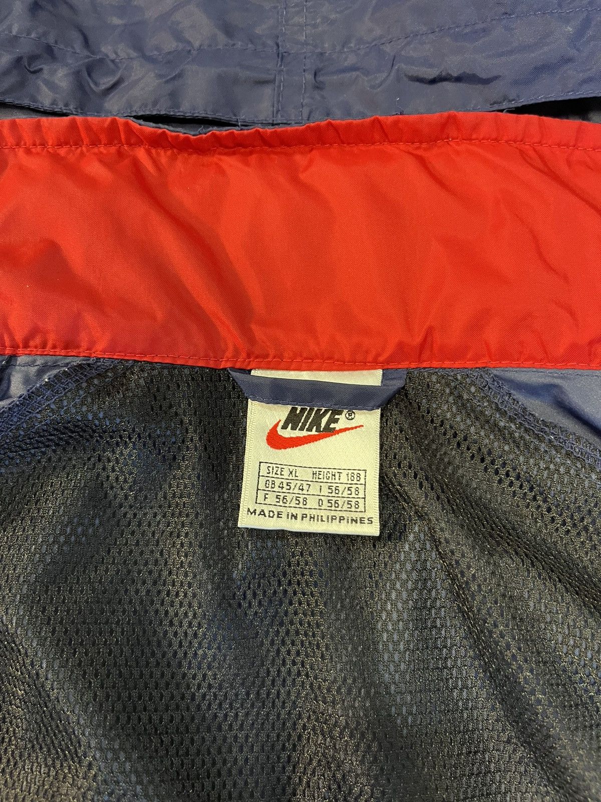 Nike × Vintage Nike Men’s Jacket Windbreaker Vintage Nylon USA Logo Blue Size US XL / EU 56 / 4 - 5 Thumbnail