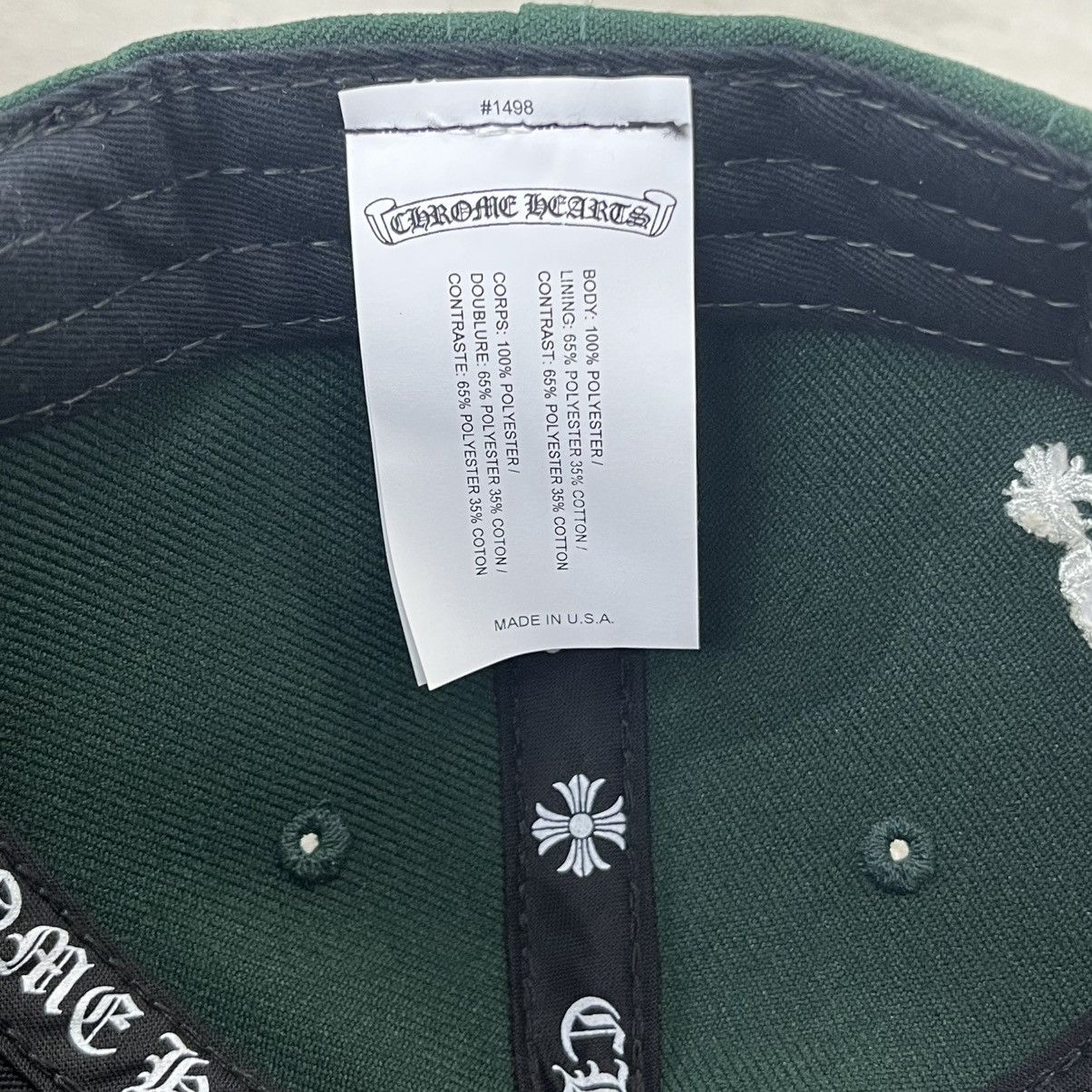 Chrome Hearts Chrome Hearts ESSENTIALS LA BASEBALL CAP Forest Green Size ONE SIZE - 7 Thumbnail