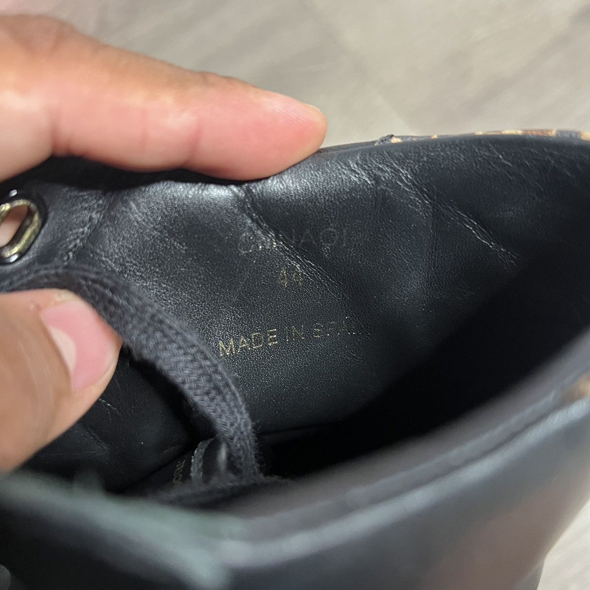 Celine Celine High Top Triomphe Sneaker Size US 11 / EU 44 - 11 Thumbnail