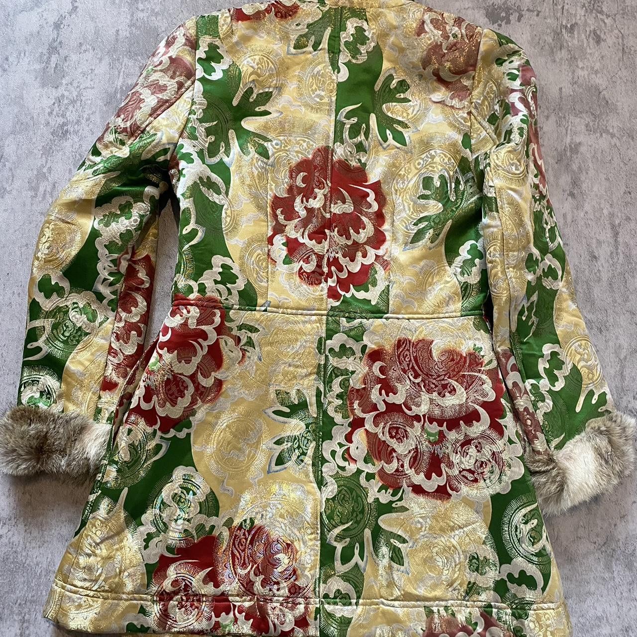 Other Silk coat fur Japan style Vintage y2k high end fashion Size S / US 4 / IT 40 - 2 Thumbnail