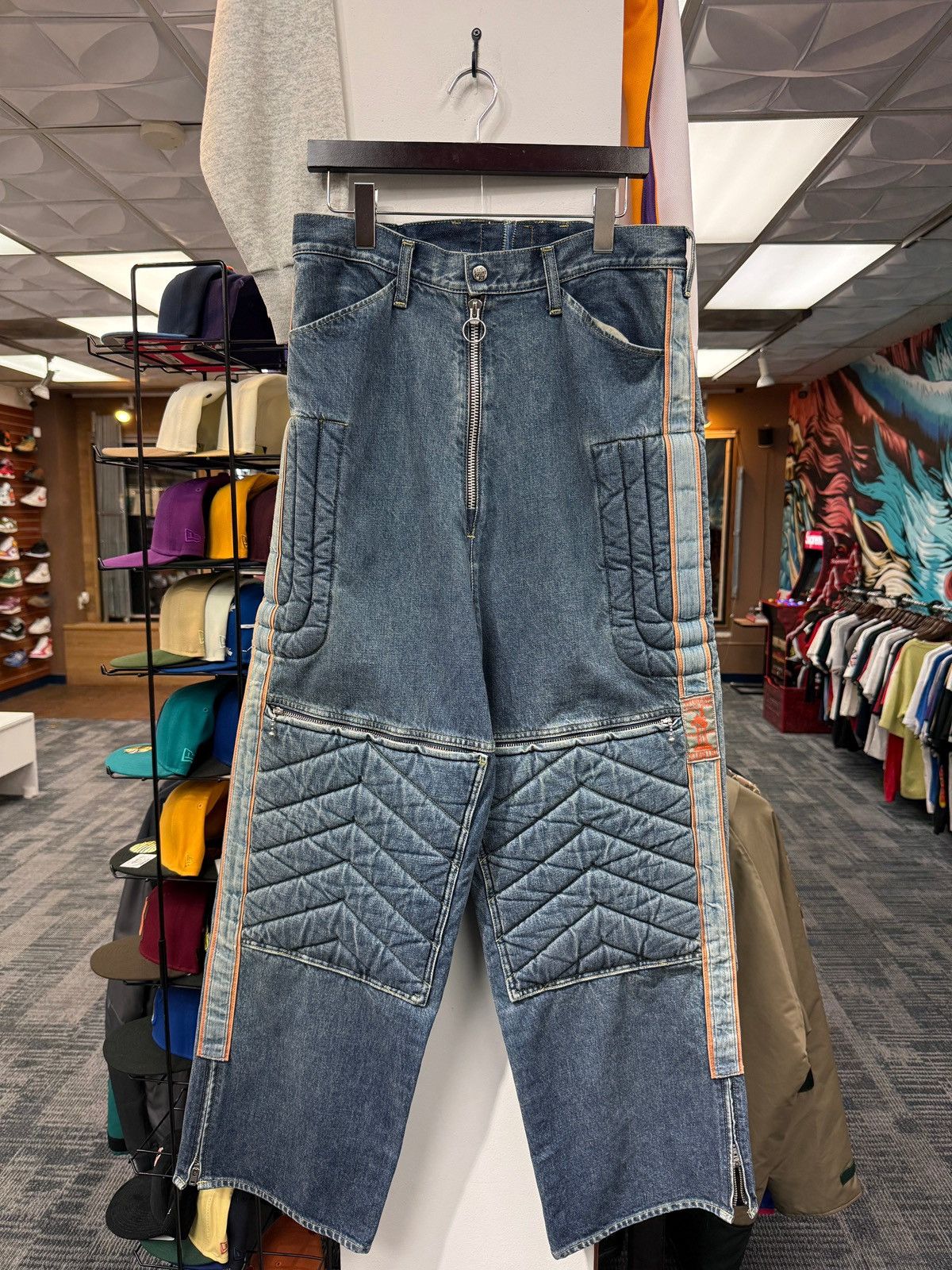 Kapital Kapital 14oz Denim Kountry Motocross Todoterreno Pants Size US 38 / EU 54 - 1 Thumbnail