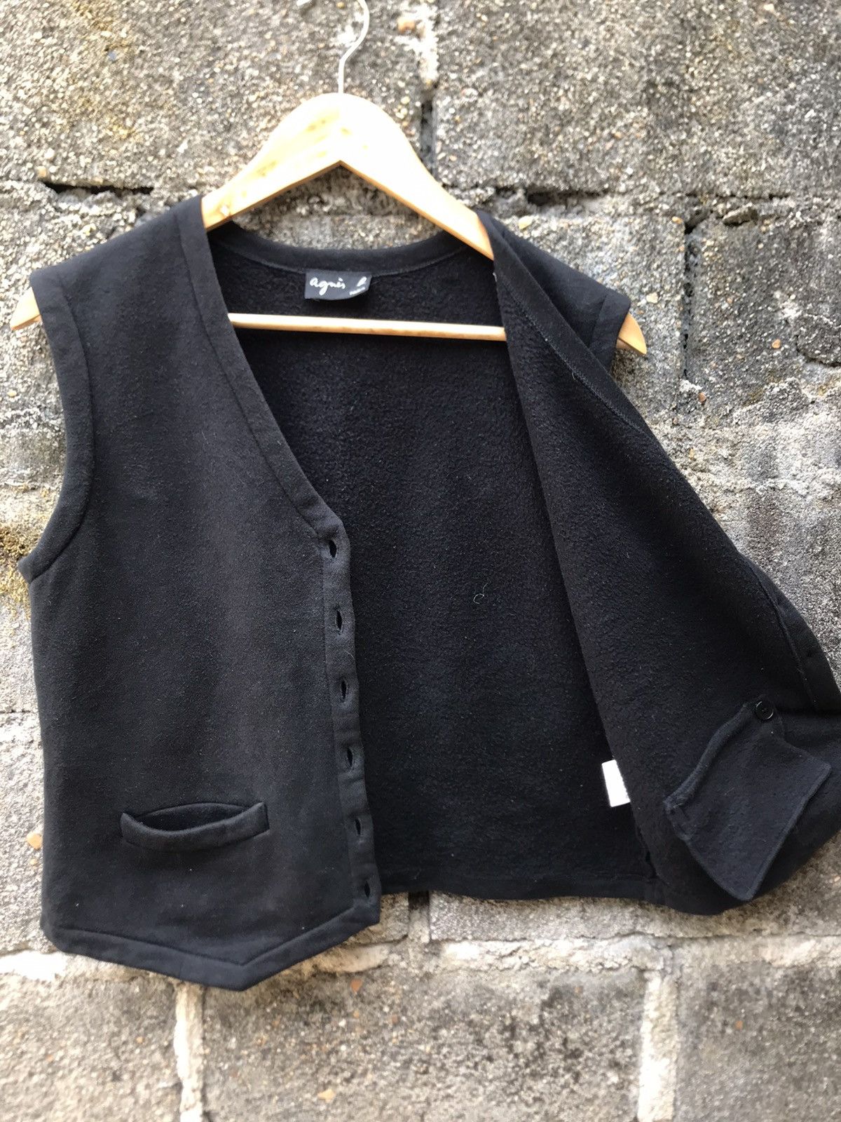 agnes b. 🔥Agnes.B Button Up Fleece Vest Size US S / EU 44-46 / 1 - 4 Thumbnail