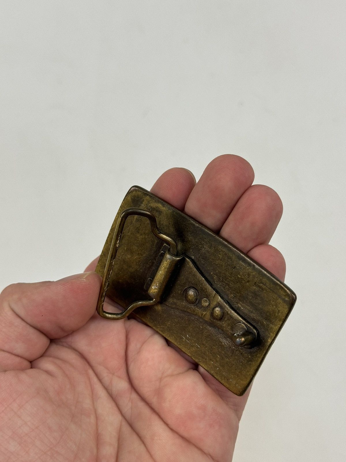 Designer × Dolce & Gabbana × Vintage DOLCE GABBANA Vintage Belt Buckle Big Logo Gold Metal Size ONE SIZE - 9 Thumbnail