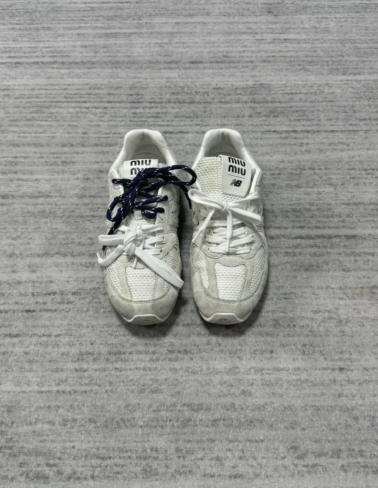 Miu Miu Miu Miu x NB530SL White Mesh Sneakers. Size US 6 / IT 36 - 1 Thumbnail