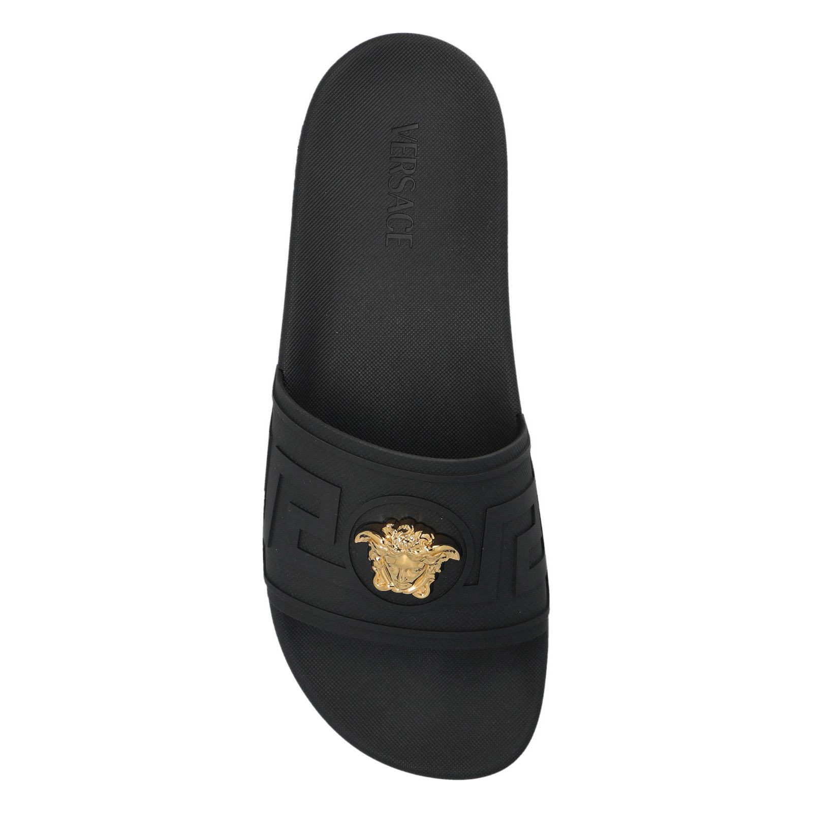 Versace VERSACE Black Rubber Flip-Flops New And Authentic (Men's siz Size US 12 / EU 45 - 4 Thumbnail