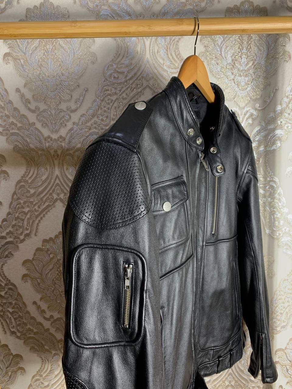 Harley Davidson × Vintage VERY RARE TRIUMPH LEATHER JACKET MOTOR CYCLES JAPAN STYLE Size US M / EU 48-50 / 2 - 8 Thumbnail