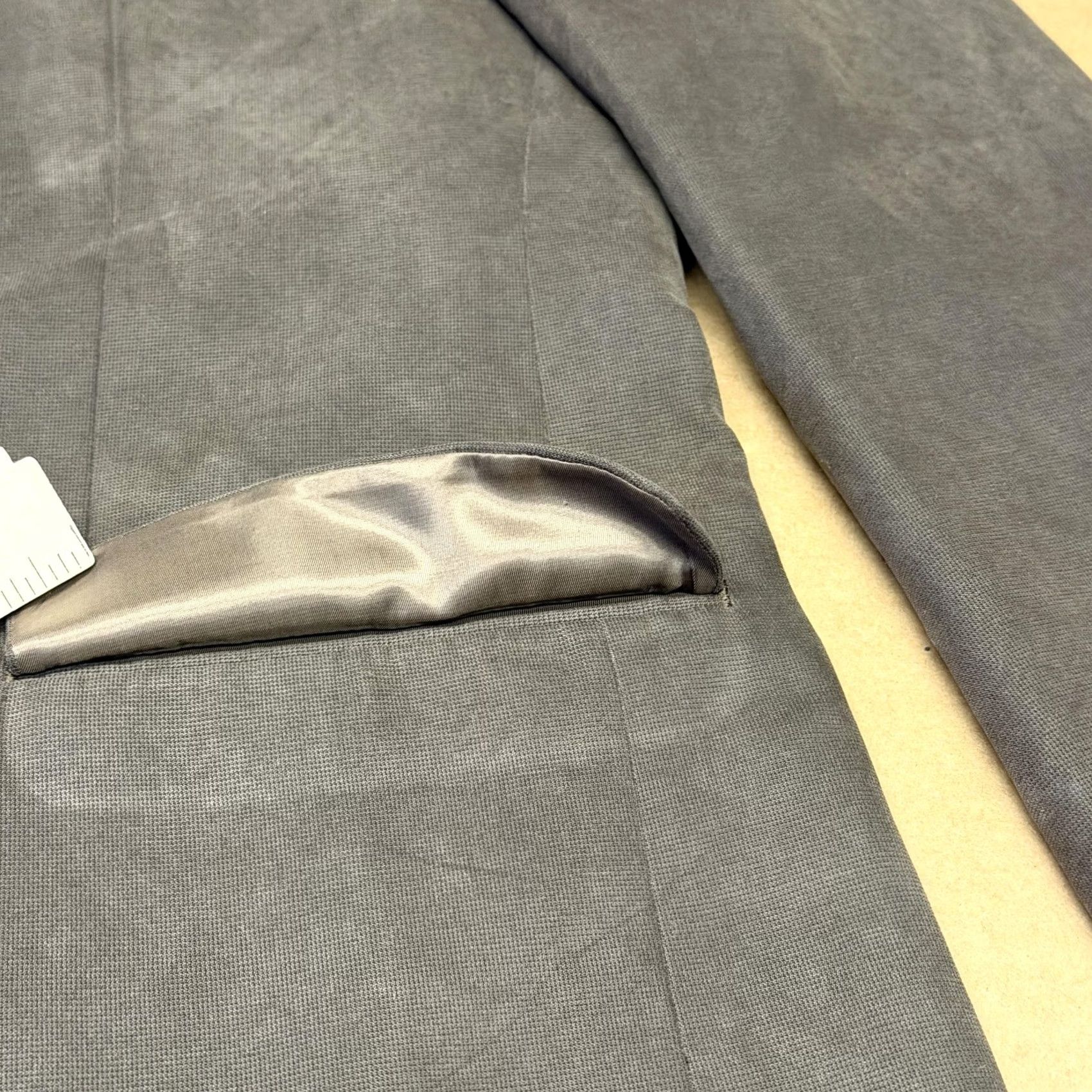 Ralph Lauren Lauren Ralph Lauren Mens Gray Cotton Blend Solid Sport Coat Jacket 48 Size US M / EU 48-50 / 2 - 7 Thumbnail
