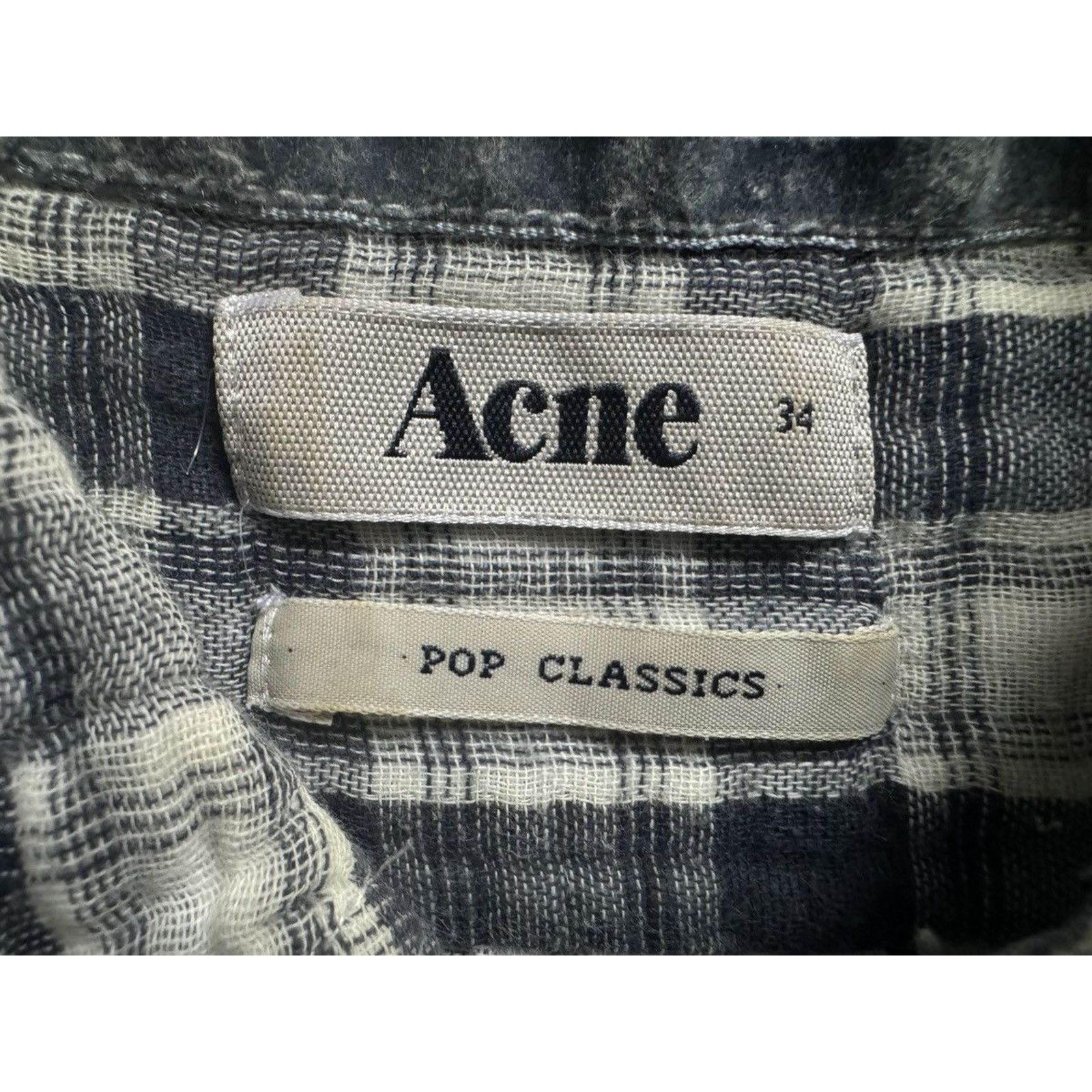 Acne Studios Vintage Acne Studios Pop Base Check AW10 Shirt Size M / US 6-8 / IT 42-44 - 2 Thumbnail