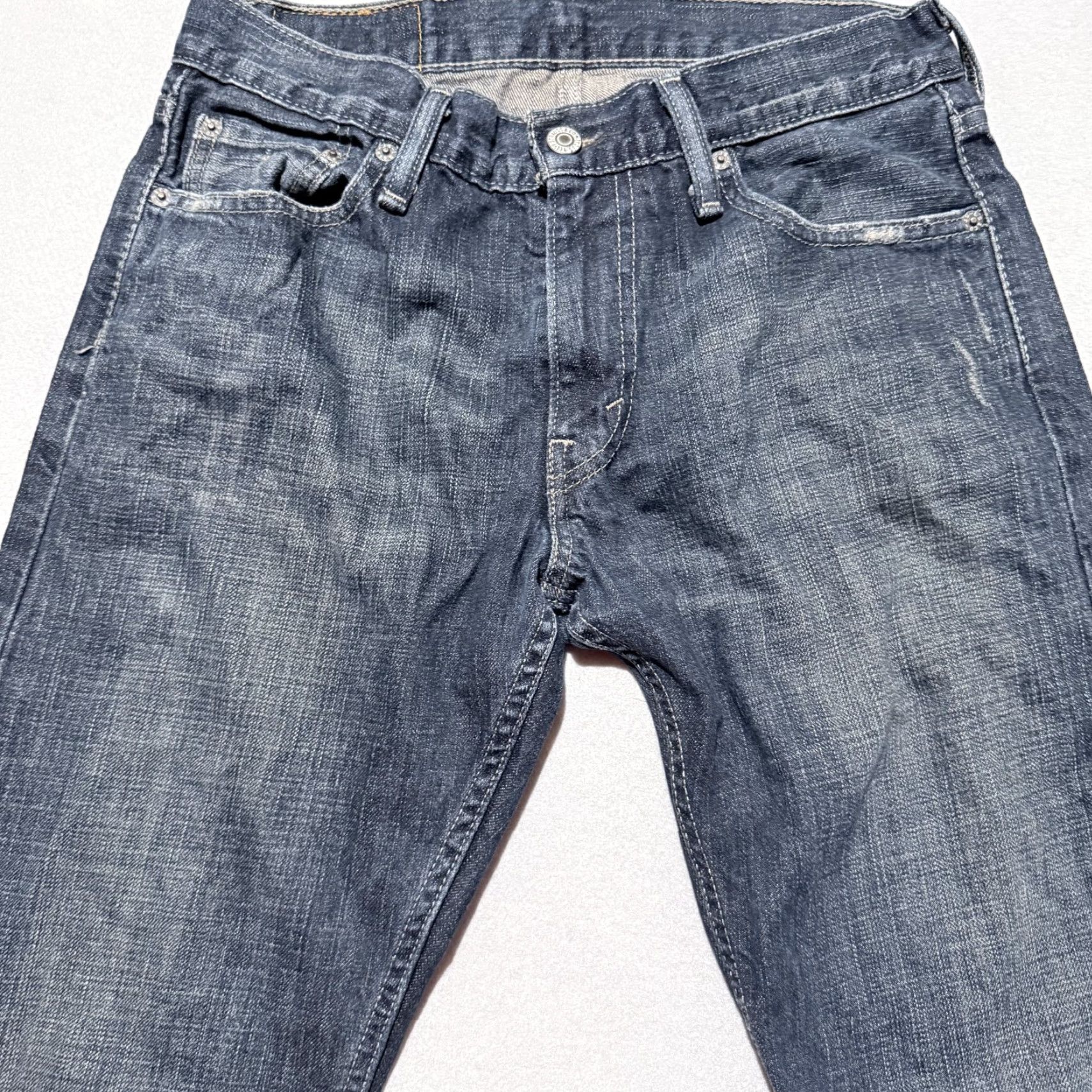 Levi's Levi's Jeans Men Dark Blue 514 Straight Mid Rise Zip Fly 30X30 - Denim Denim Jeans Reg Men Size US 30 / EU 46 - 3 Thumbnail