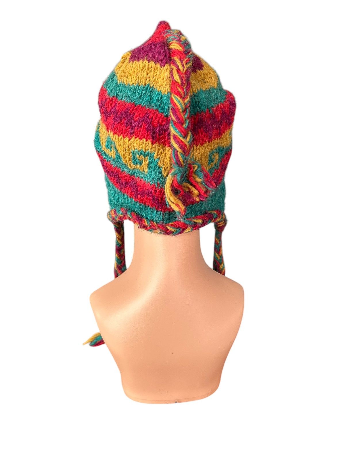 Japanese Brand × Kapital × Vintage Hippies style Crochet Knitted Wool Beanie Hats Size ONE SIZE - 4 Thumbnail