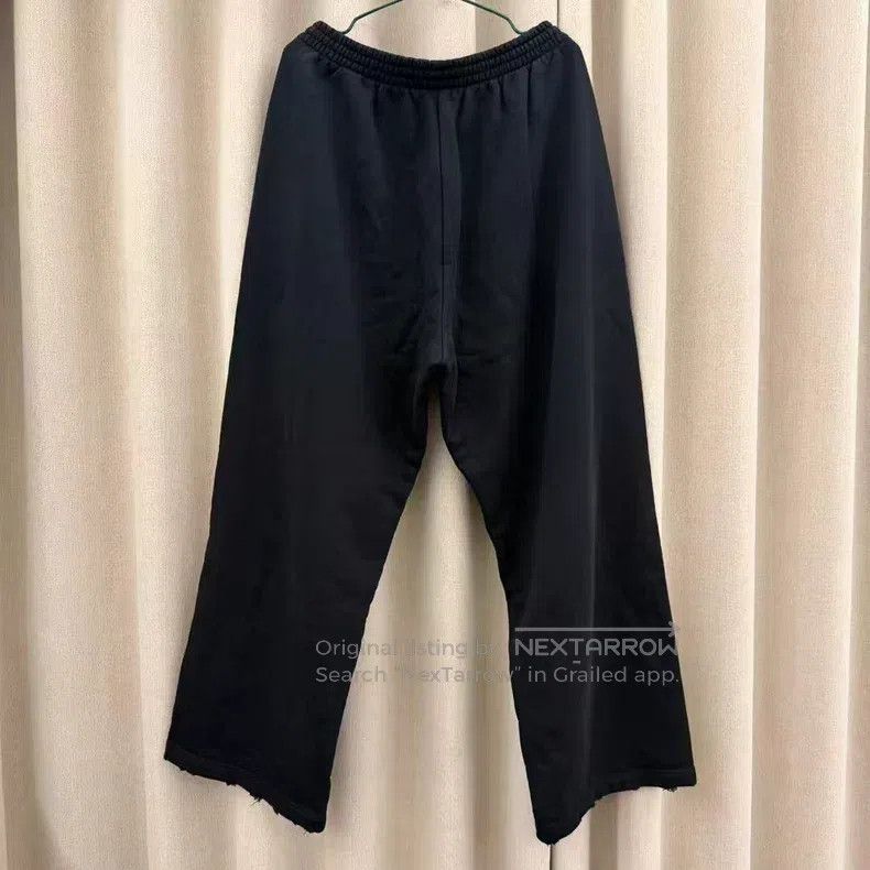 Balenciaga Balenciaga size S Faded Distressed Logo Print Long Pants Size US 27 - 2 Thumbnail