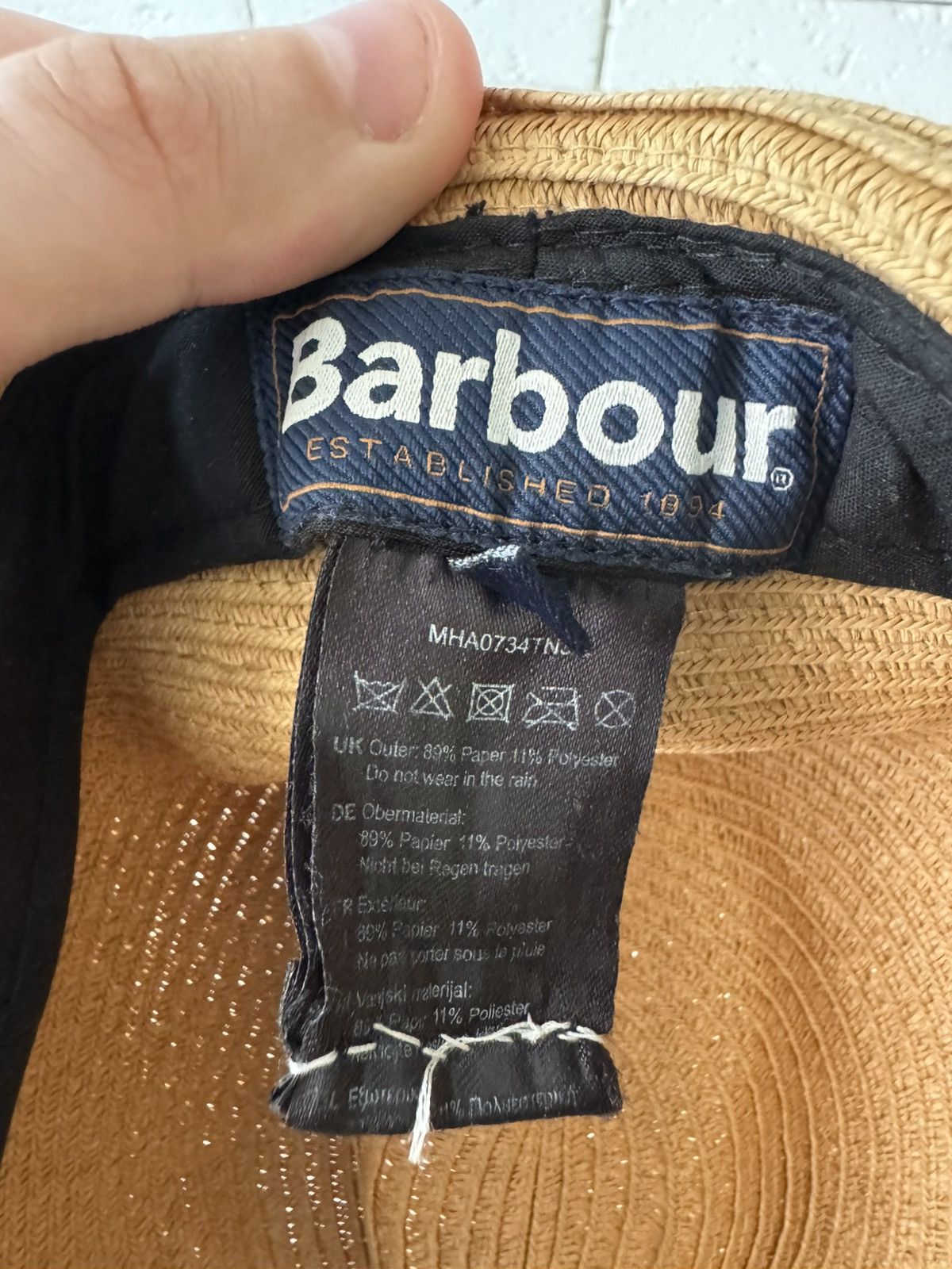 Barbour Barbour hat cap Size ONE SIZE - 6 Thumbnail