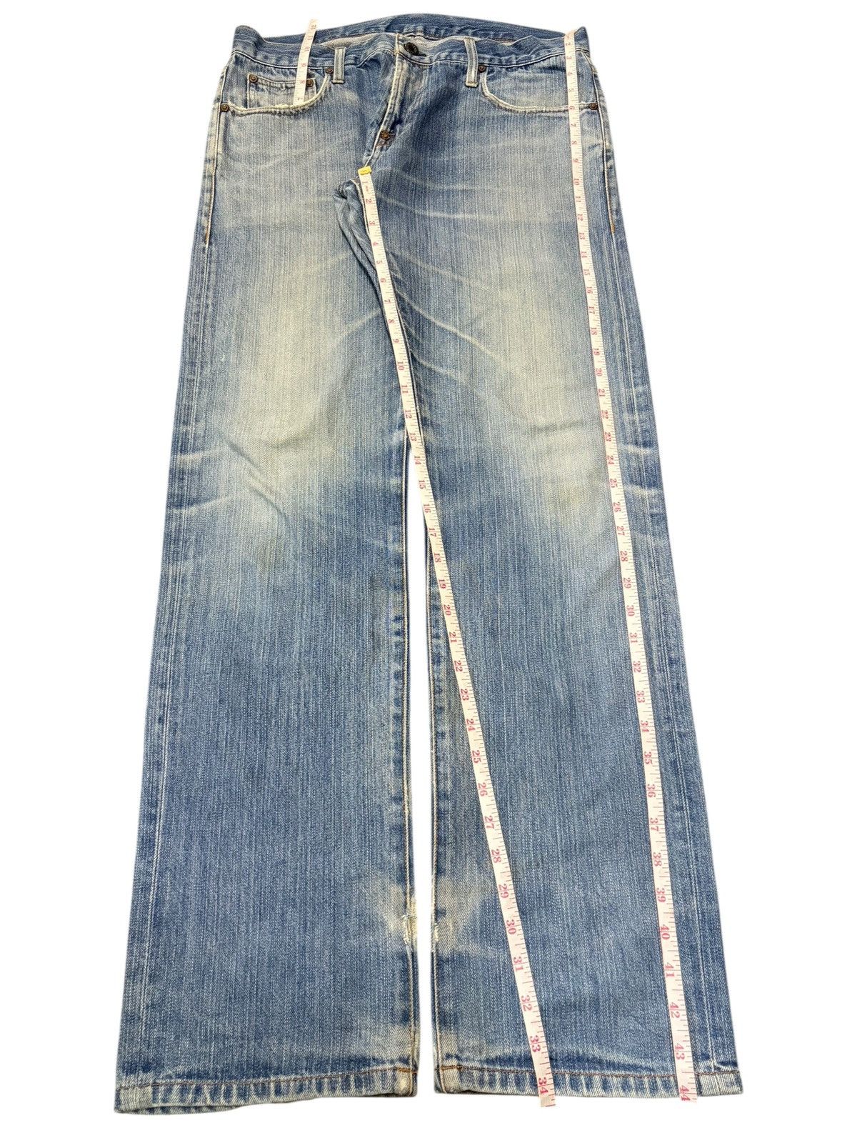 Diesel Vintage Japanese Brand Faded Wash Distressed Jeans Size US 33 - 7 Thumbnail