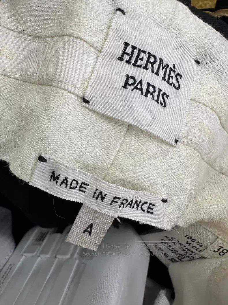 Hermes Hermes Wool Material Skirt Pants Size 25" / US 0 / IT 36 - 3 Thumbnail