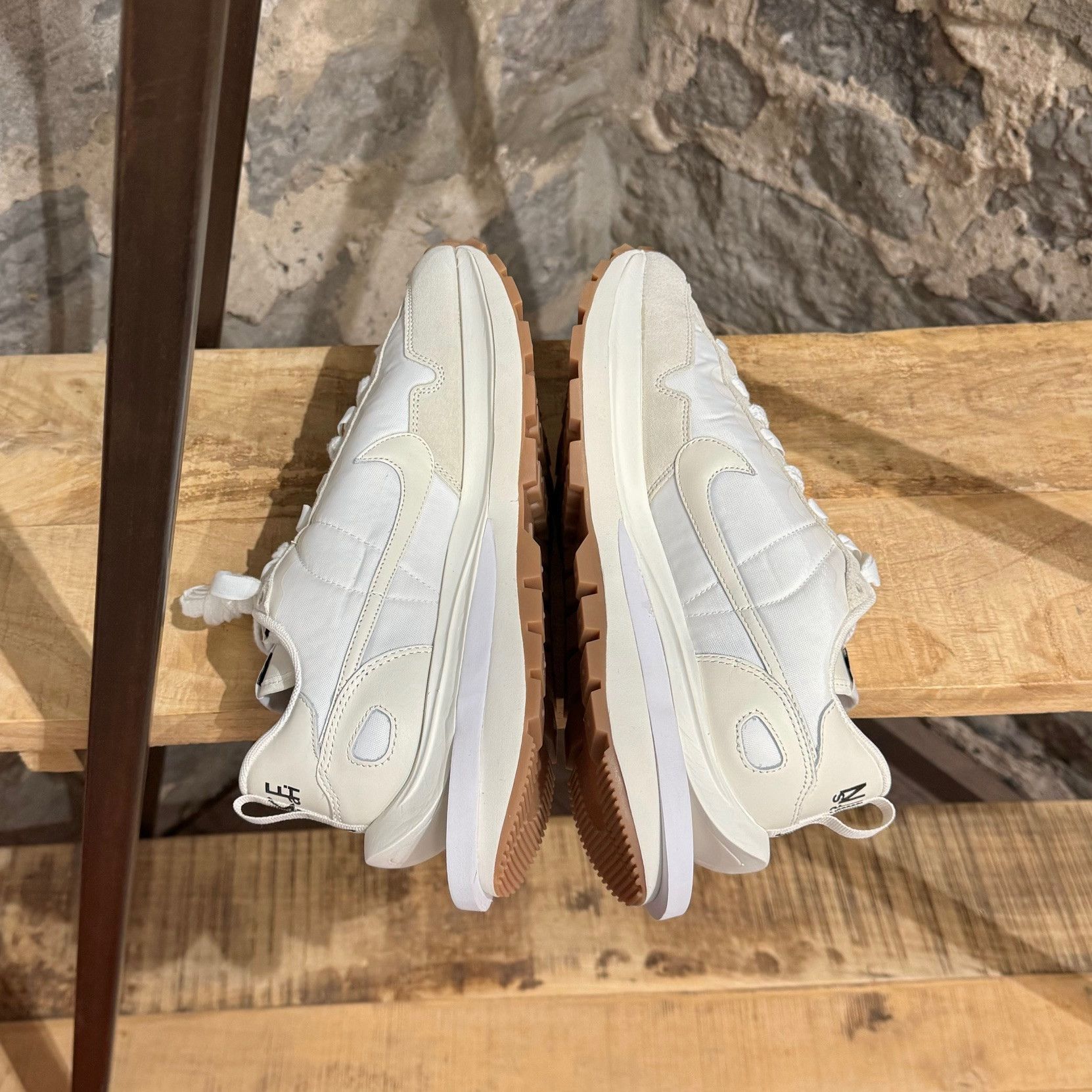 Nike × Sacai Nike x Sacai Vaporwaffle White Sail Sneakers Size US 9.5 / EU 42-43 - 8 Thumbnail