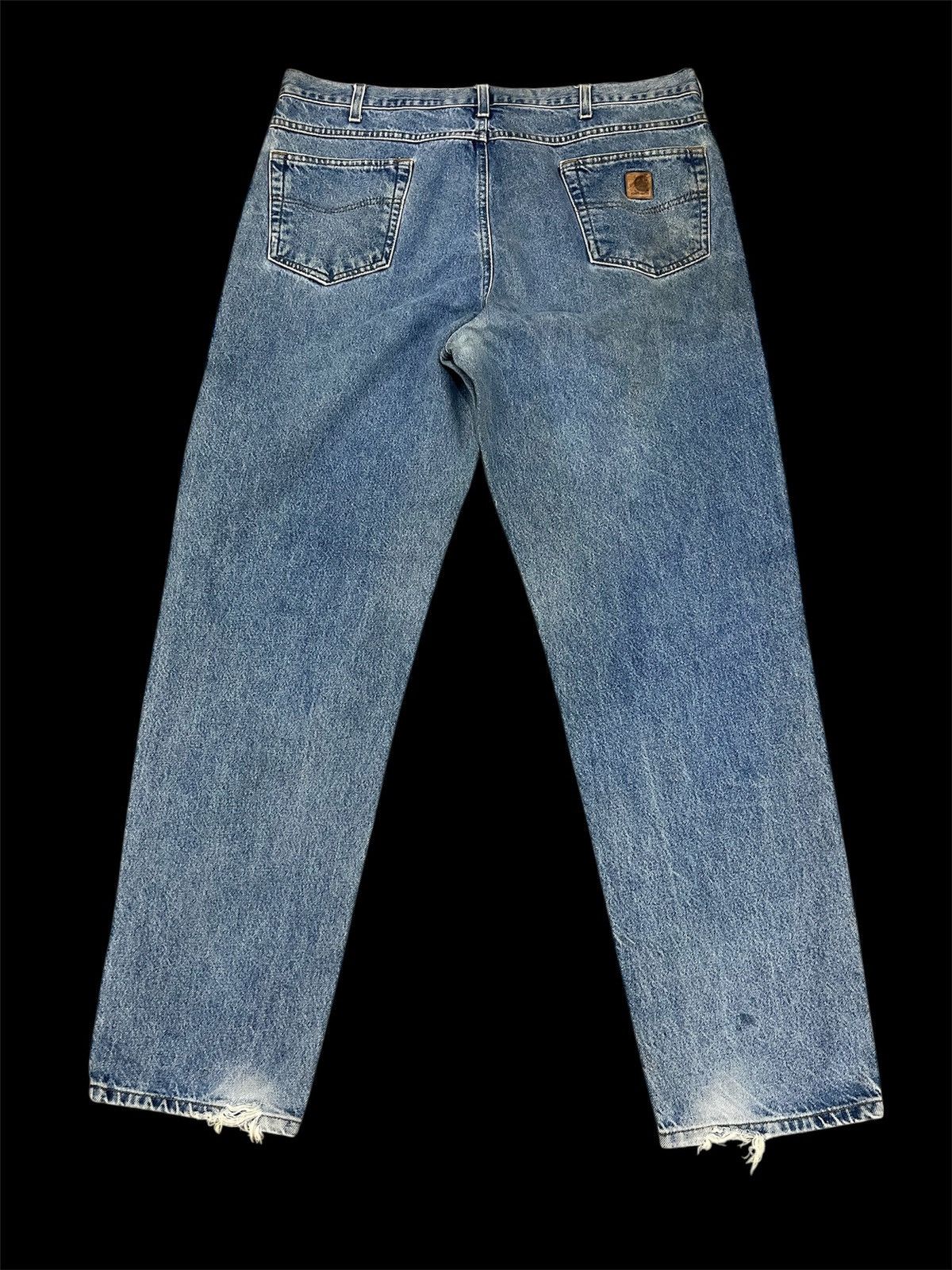 Carhartt × Vintage Baggy Carhatt Denim Size US 38 / EU 54 - 2 Thumbnail