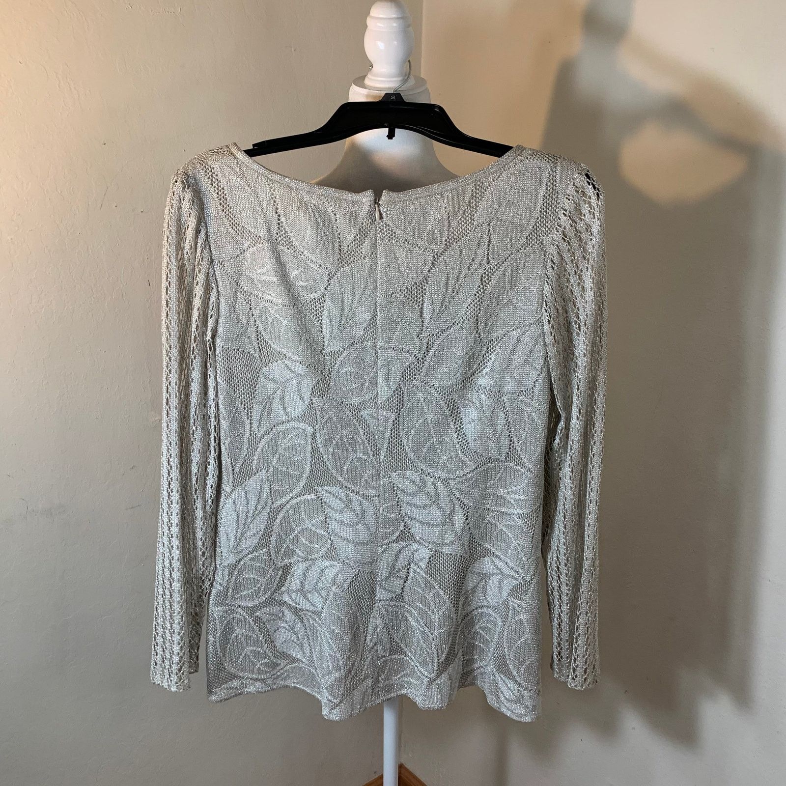 Other David’s Bridal silver top size 6 Size S / US 4 / IT 40 - 3 Thumbnail