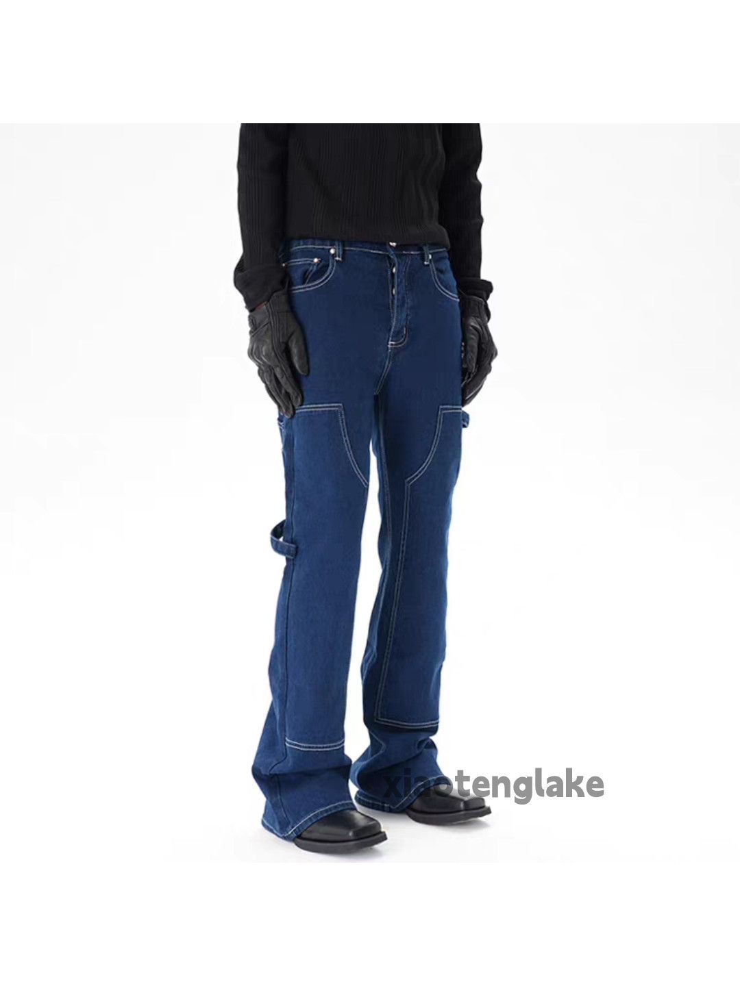 Jean xtl utility skate hiphop yuppie vintage carpenter jeans Size US 30 / EU 46 - 2 Thumbnail