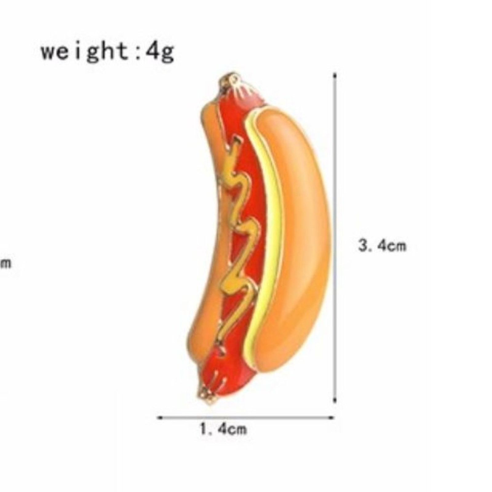 Other Hot Dog Pin Brooch Size ONE SIZE - 2 Thumbnail
