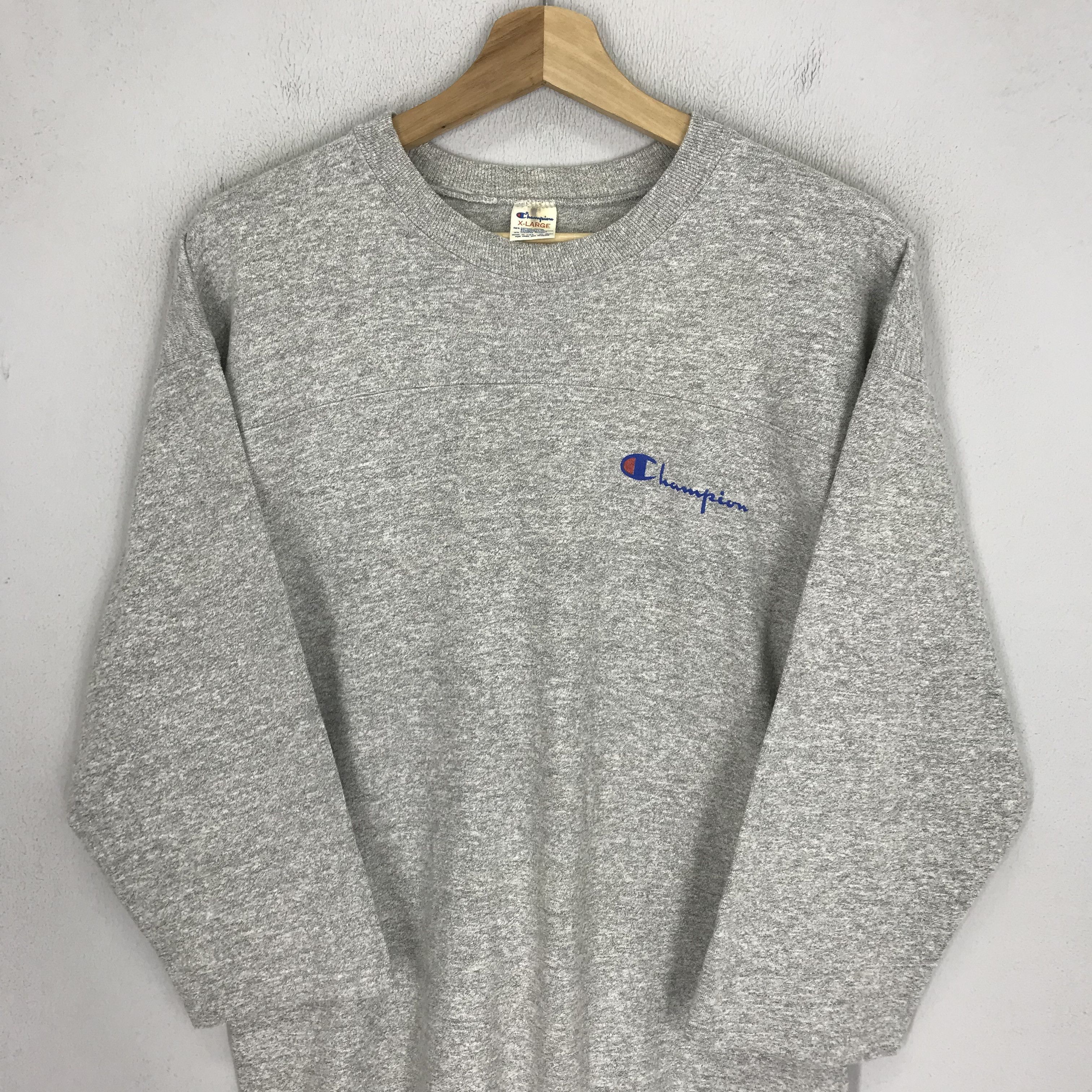 Champion Vintage Champion Script Logo Sportswear Crewneck Tshirt Size US XL / EU 56 / 4 - 3 Thumbnail