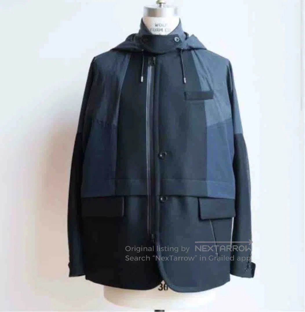 Sacai sacai men's oversized jacket autumn winter. Size US S / EU 44-46 / 1 - 2 Thumbnail