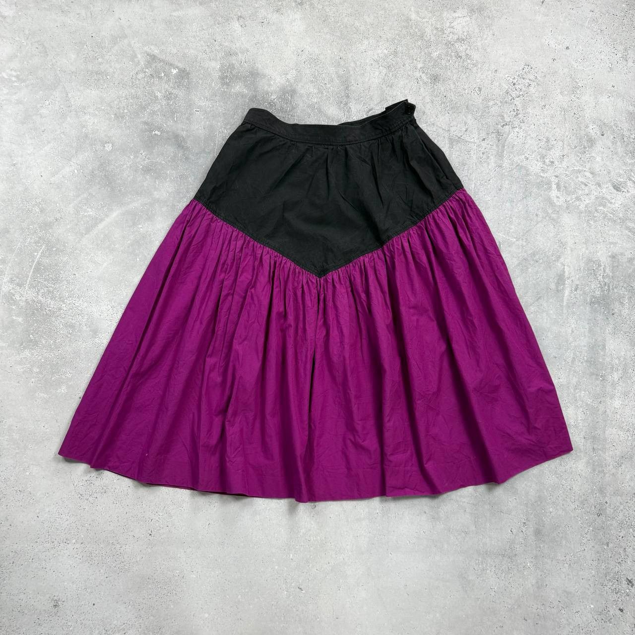 Saint Laurent Paris Vintage 70s Saint Laurent Rive Gauche A-Line Skirt FR 38 Size 27" / US 4 / IT 40 - 1 Thumbnail
