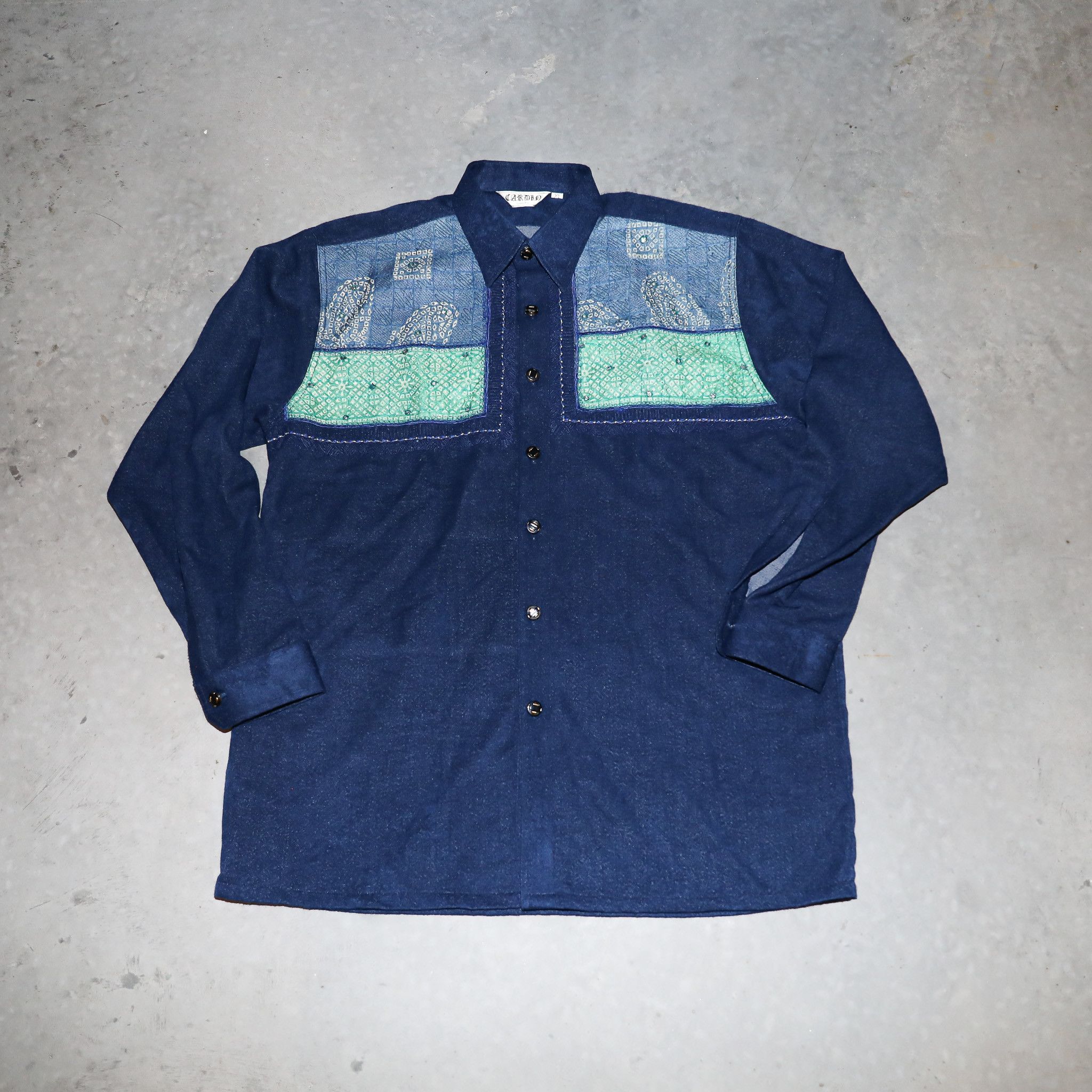 Vintage Vintage 90s Collared Evening Button Down Mens Shirt Size XL Size US XL / EU 56 / 4 - 1 Thumbnail