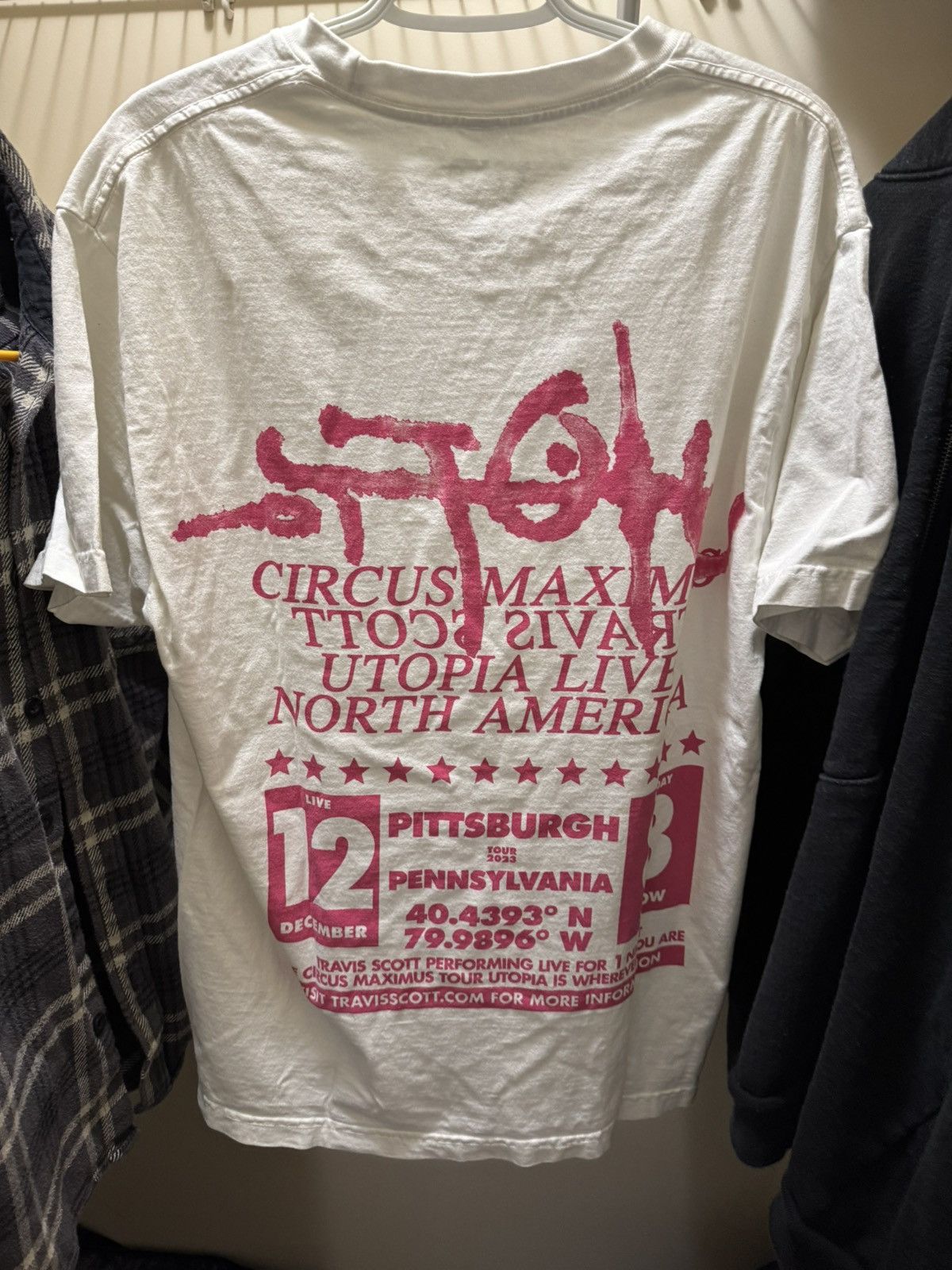 Travis Scott Travis Scott Utopia Tour Pittsburgh Exclusive tee Size US L / EU 52-54 / 3 - 2 Thumbnail