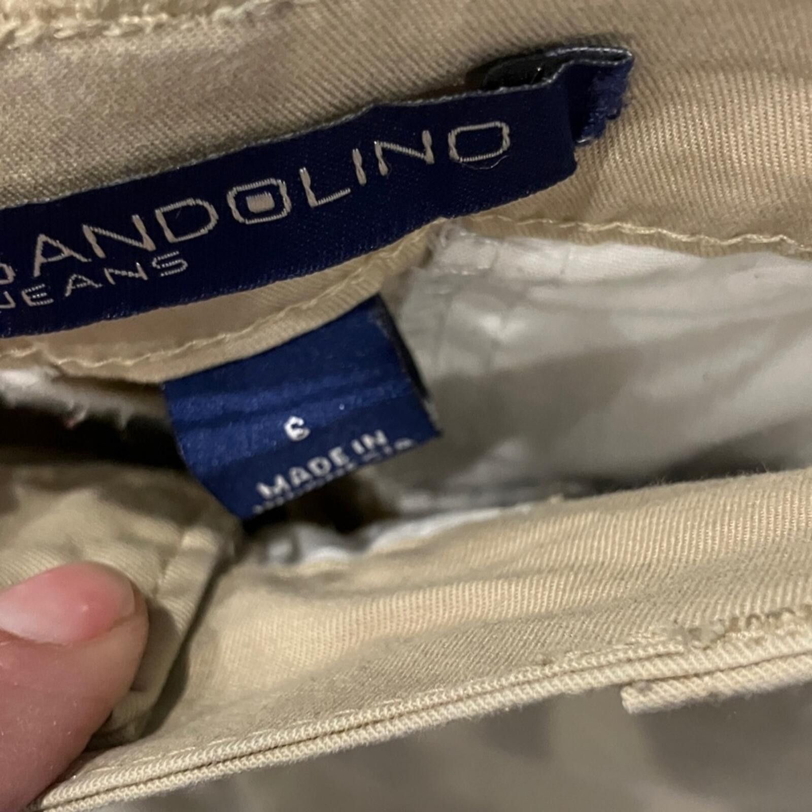 Other Bandolino Cream Casual Shorts Size 28" / US 6 / IT 42 - 3 Thumbnail