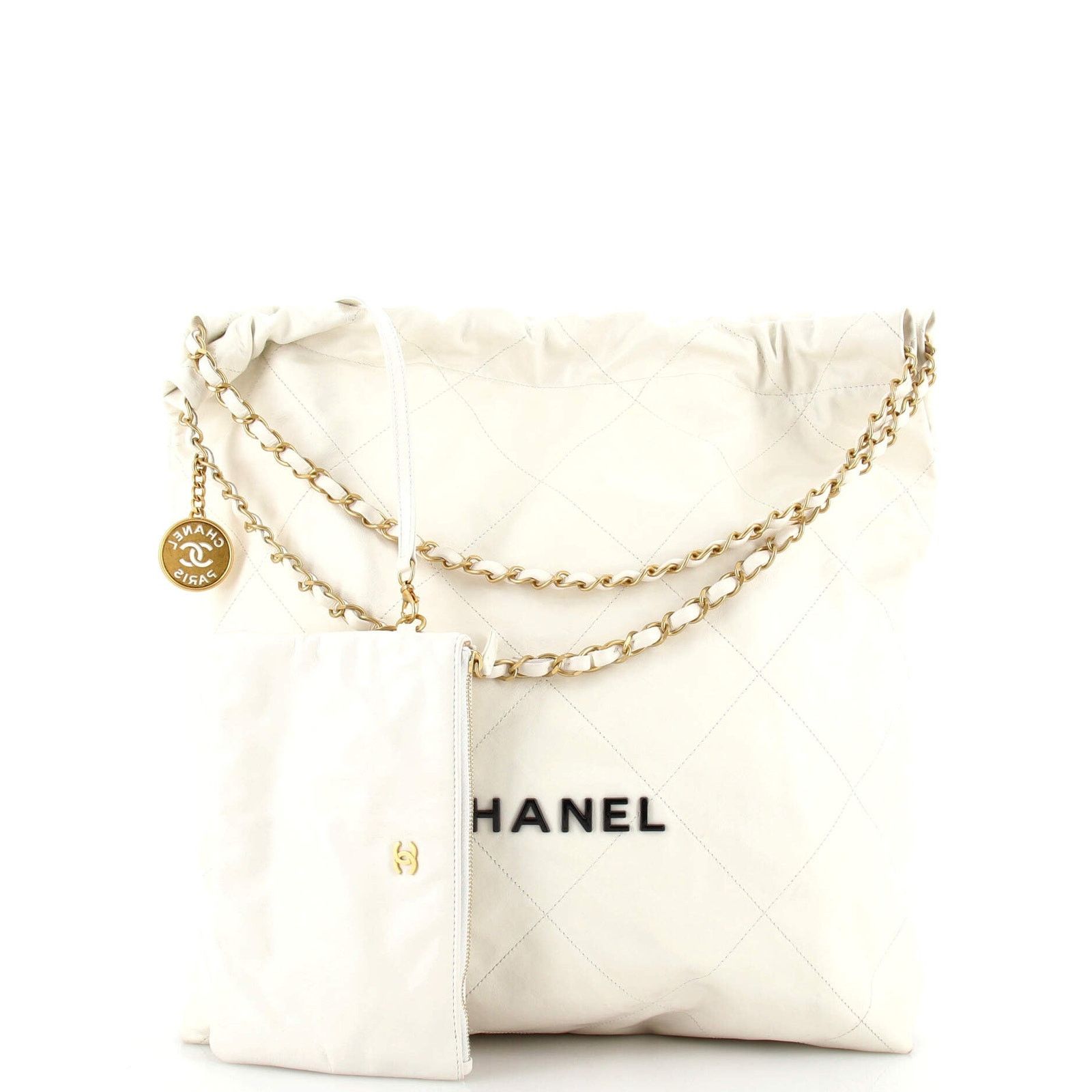 Chanel 22 Chain Hobo Quilted Calfskin Medium Size ONE SIZE - 2 Thumbnail