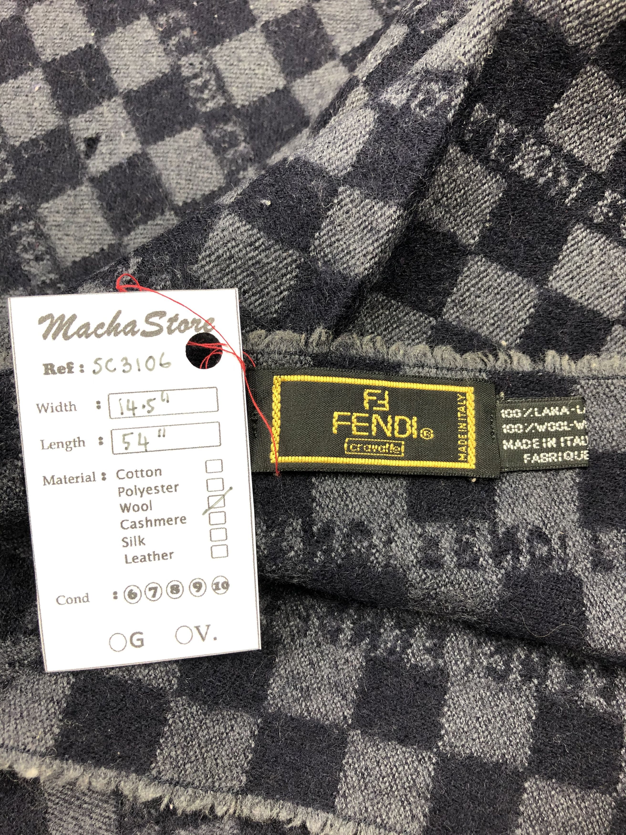 Fendi Fendi Wool Scarf / Muffler / Neckwear Size ONE SIZE - 6 Thumbnail