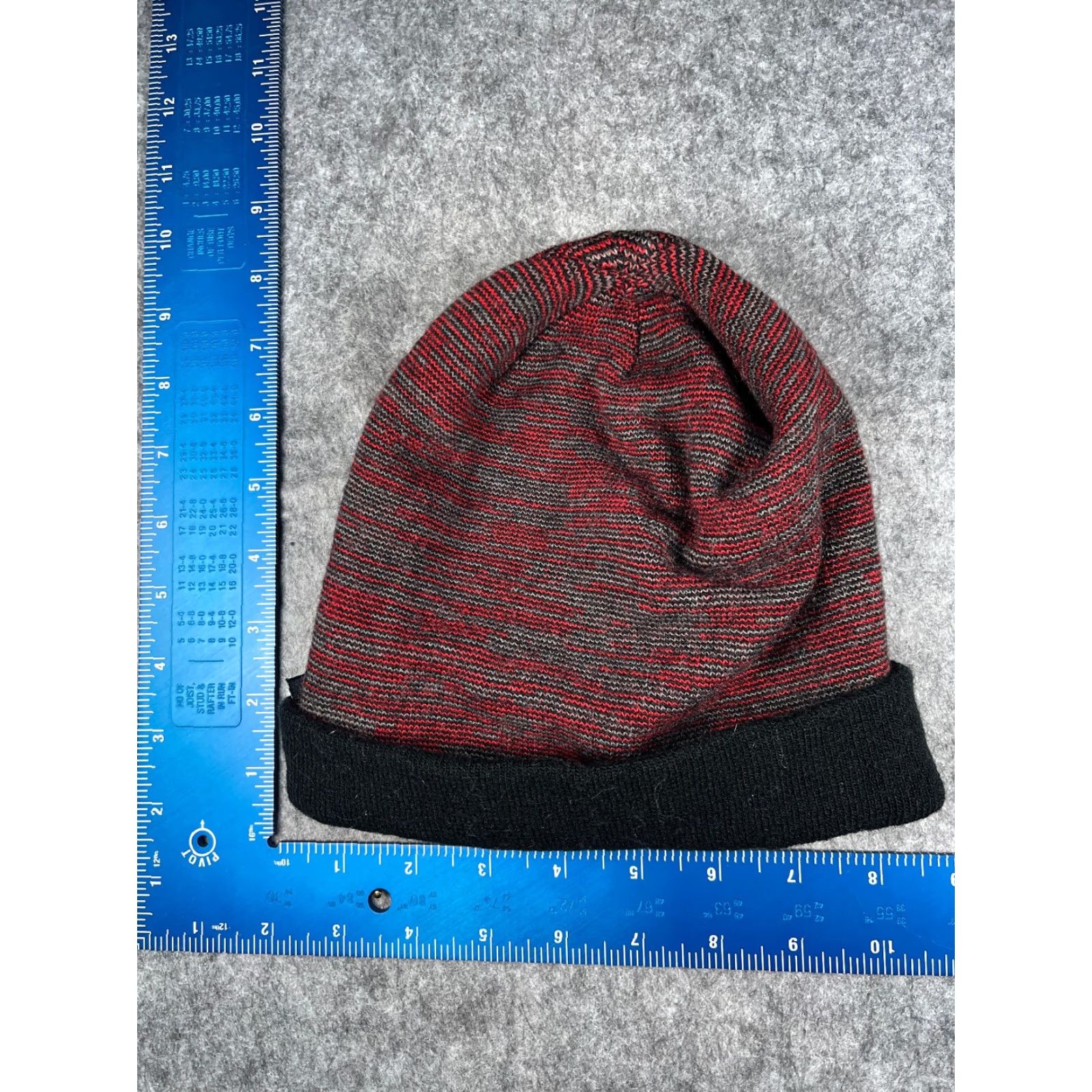 Vintage VINTAGE Republic of Gamers Beanie Toque Adult One Size Gray Red Black Knit 100% Acrylic Size ONE SIZE - 4 Thumbnail