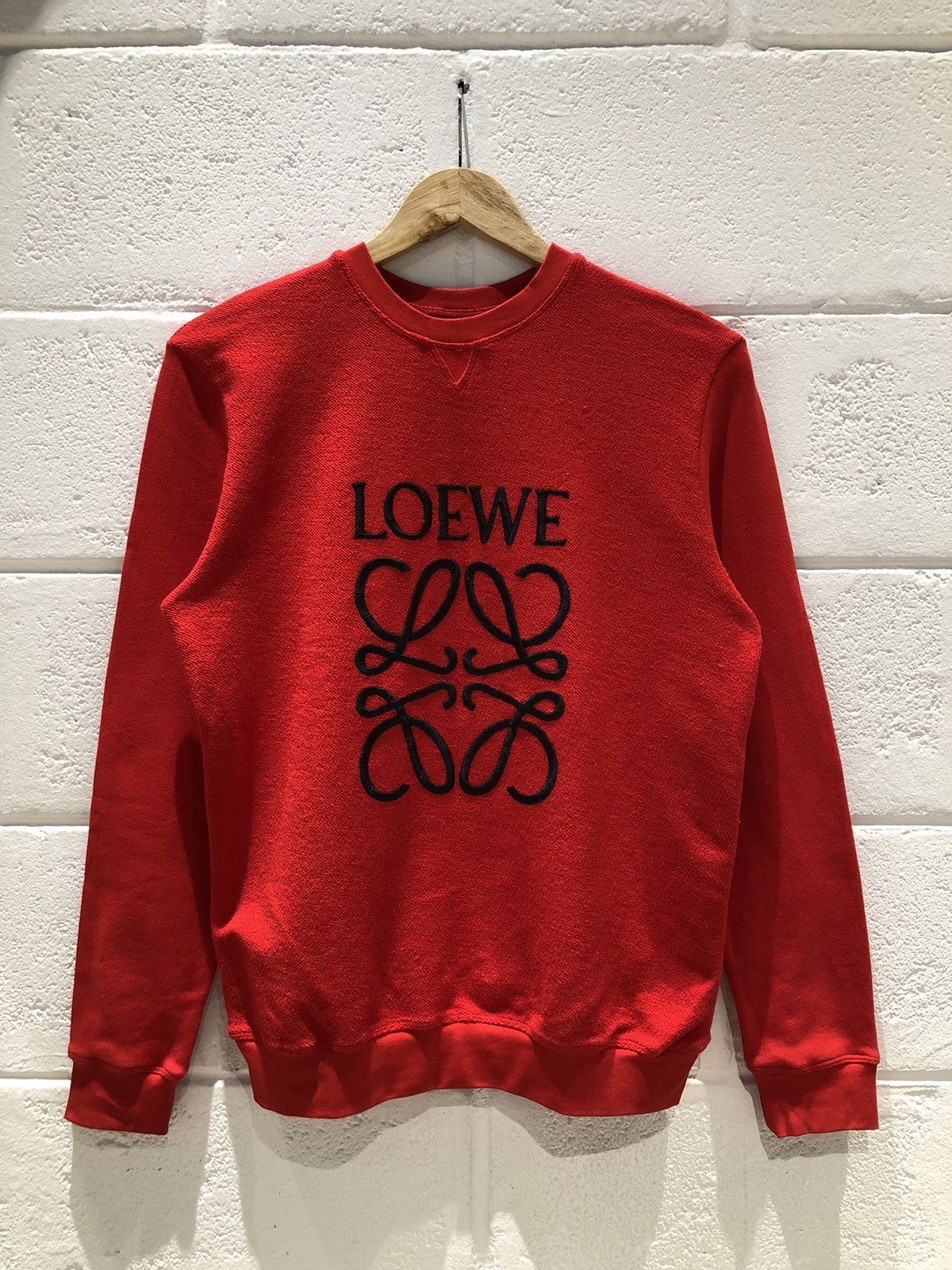 Loewe Loewe Anagram Embroidered Sweatshirt Size S / US 4 / IT 40 - 2 Thumbnail