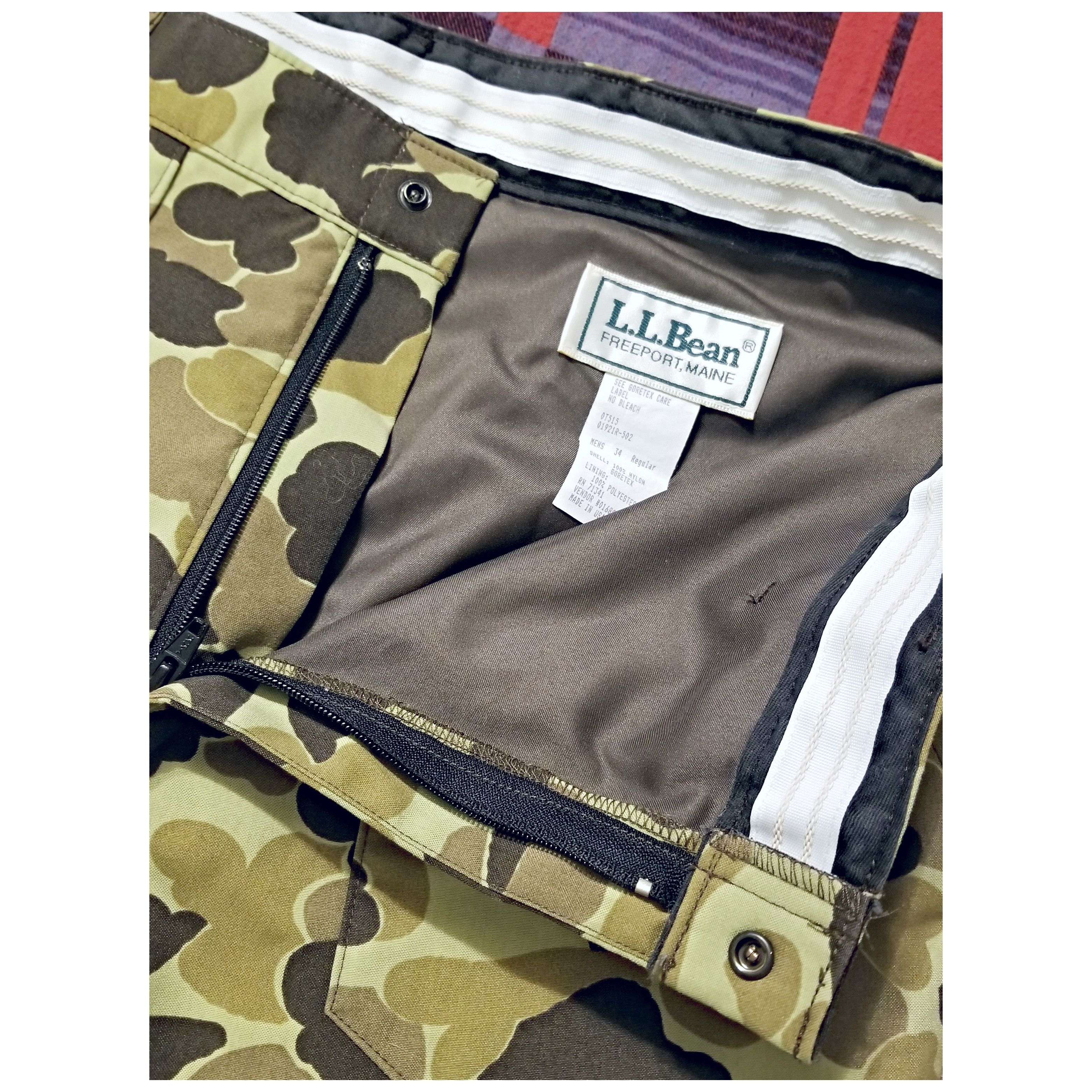 L.L. Bean VTG 1970s-80s LL BEAN GORTEX HUNTING PANTS SIZE 34"x30" Size US 34 / EU 50 - 6 Thumbnail