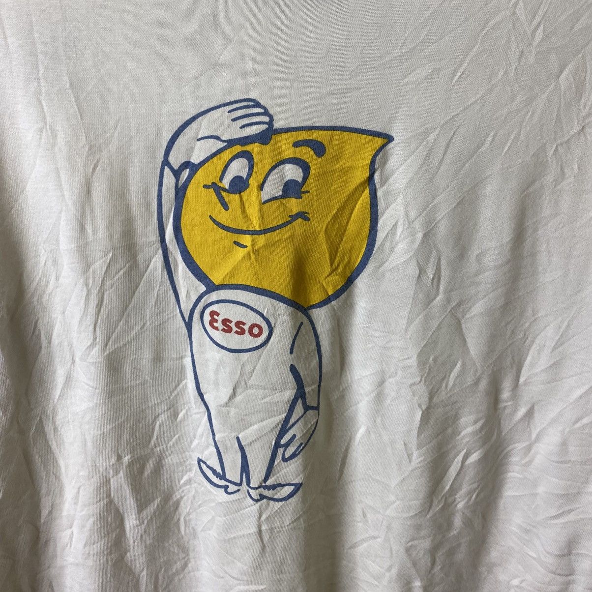 Vintage Vintage 1990s Esso Oil Japan Promo T Shirt Size US M / EU 48-50 / 2 - 2 Thumbnail