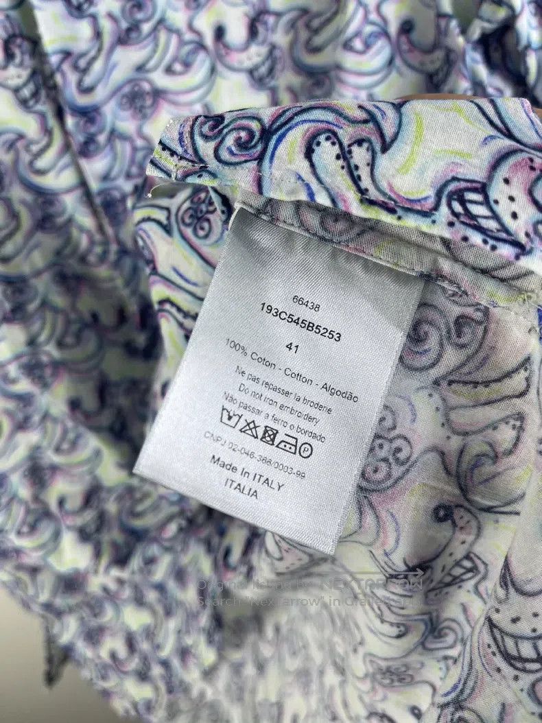 Dior Dior Size41 Chinese zodiac dog short-sleeved shirt Size US XS / EU 42 / 0 - 4 Thumbnail