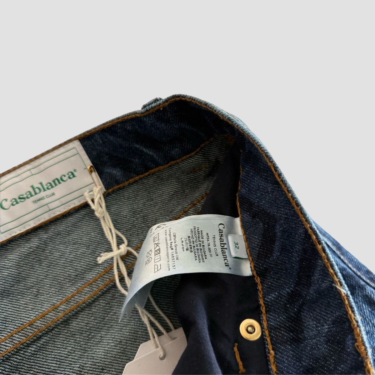 Casablanca Casablanca Laser Monogran Denim Jeans Size US 32 / EU 48 - 8 Thumbnail