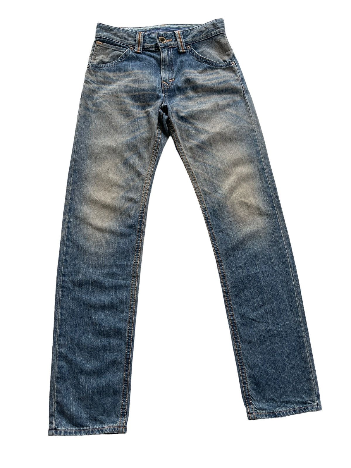 Japanese Brand Vintage Edwin Washed Mud-Dyed Denim Size US 28 / EU 44 - 8 Thumbnail