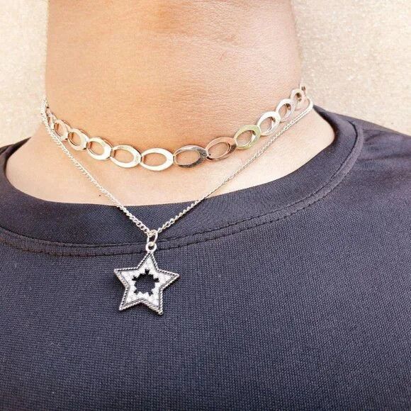 Other Double layered Star necklace Size ONE SIZE - 1 Thumbnail