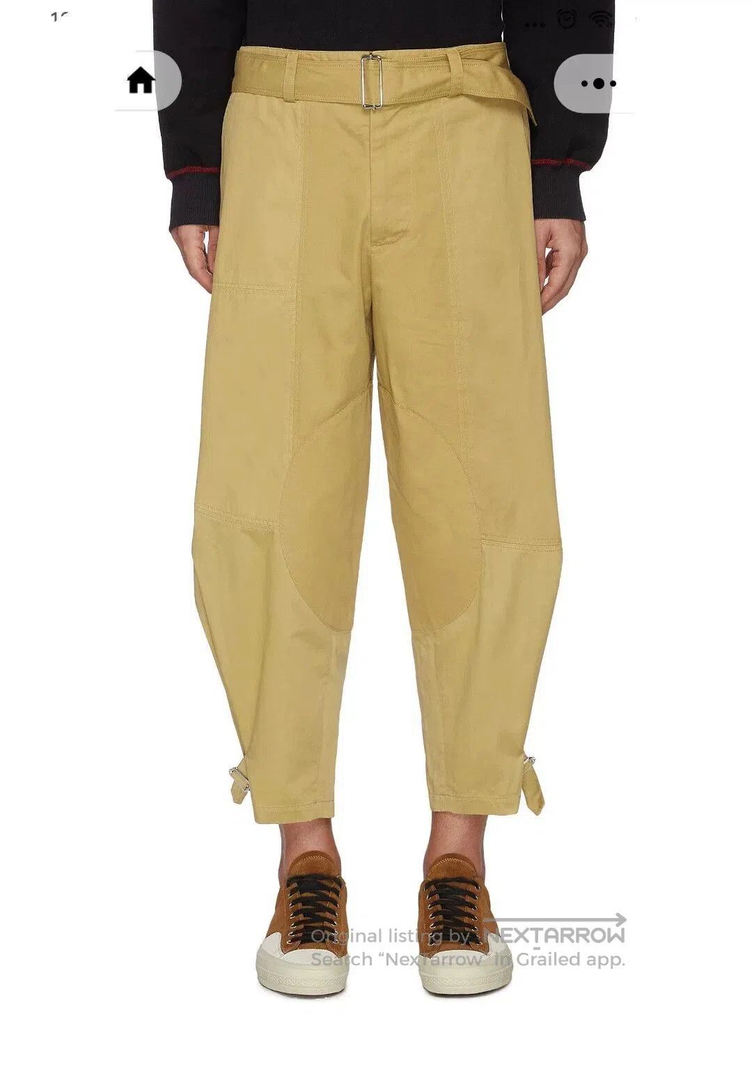 JW Anderson JW Anderson Beige Tapered Trousers. Size US 30 / EU 46 - 1 Thumbnail