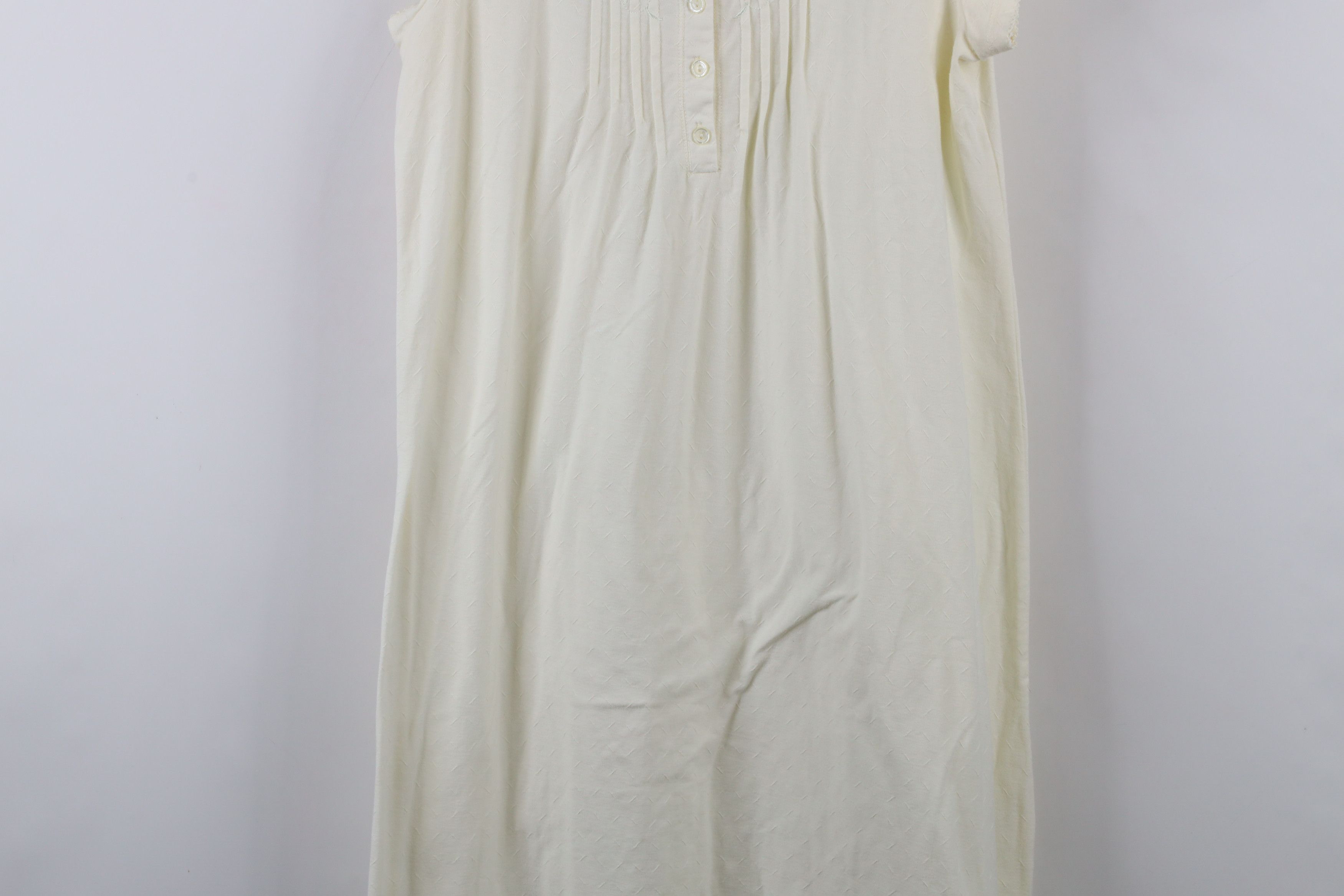 Vintage Vintage 90s Miss Elaine Lace Ruffled Night Gown Sleep Shirt Size S / US 4 / IT 40 - 3 Thumbnail