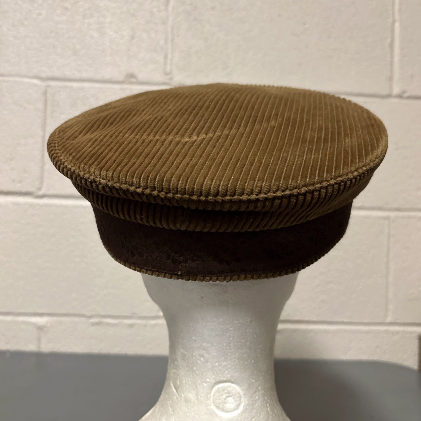 Prince Prince Henry Prinz Heinrich Hat Corduroy Nautical Captain Echte Mütze Brown Gray Corduroy Mariner's Cap Men L Size Size ONE SIZE - 6 Thumbnail
