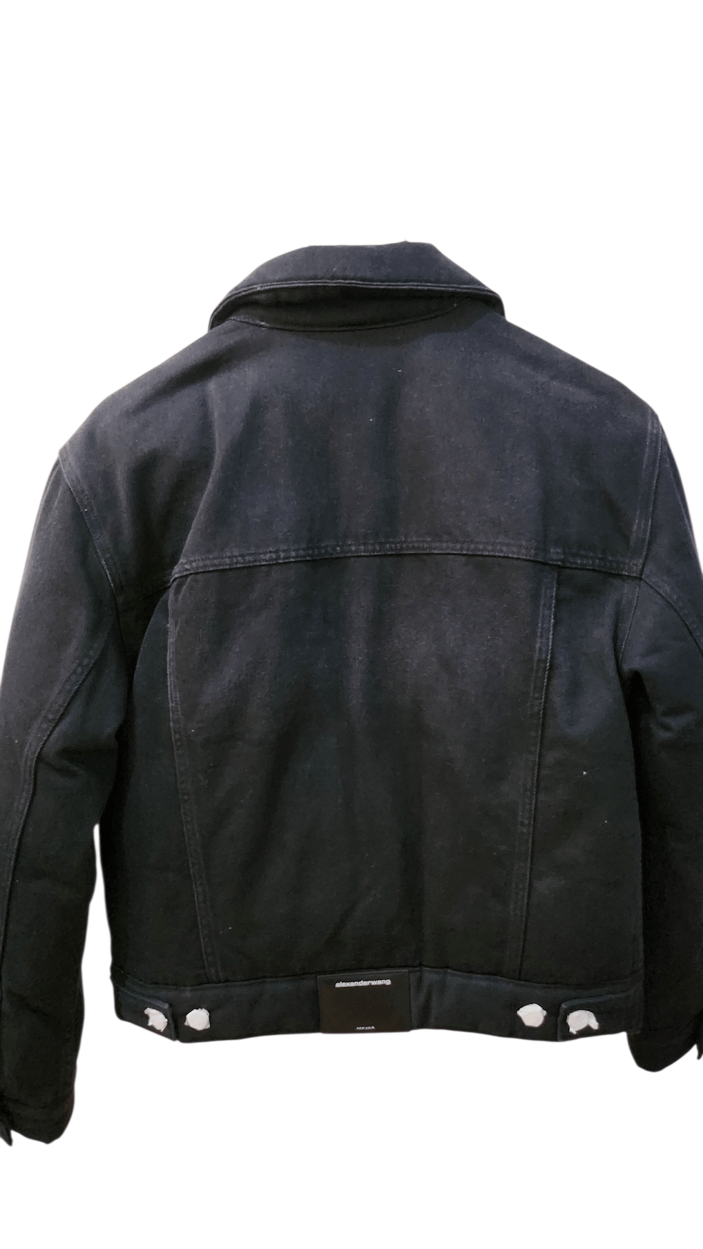 Alexander Wang unisex denim padded taucker jacket Size US XS / EU 42 / 0 - 2 Thumbnail