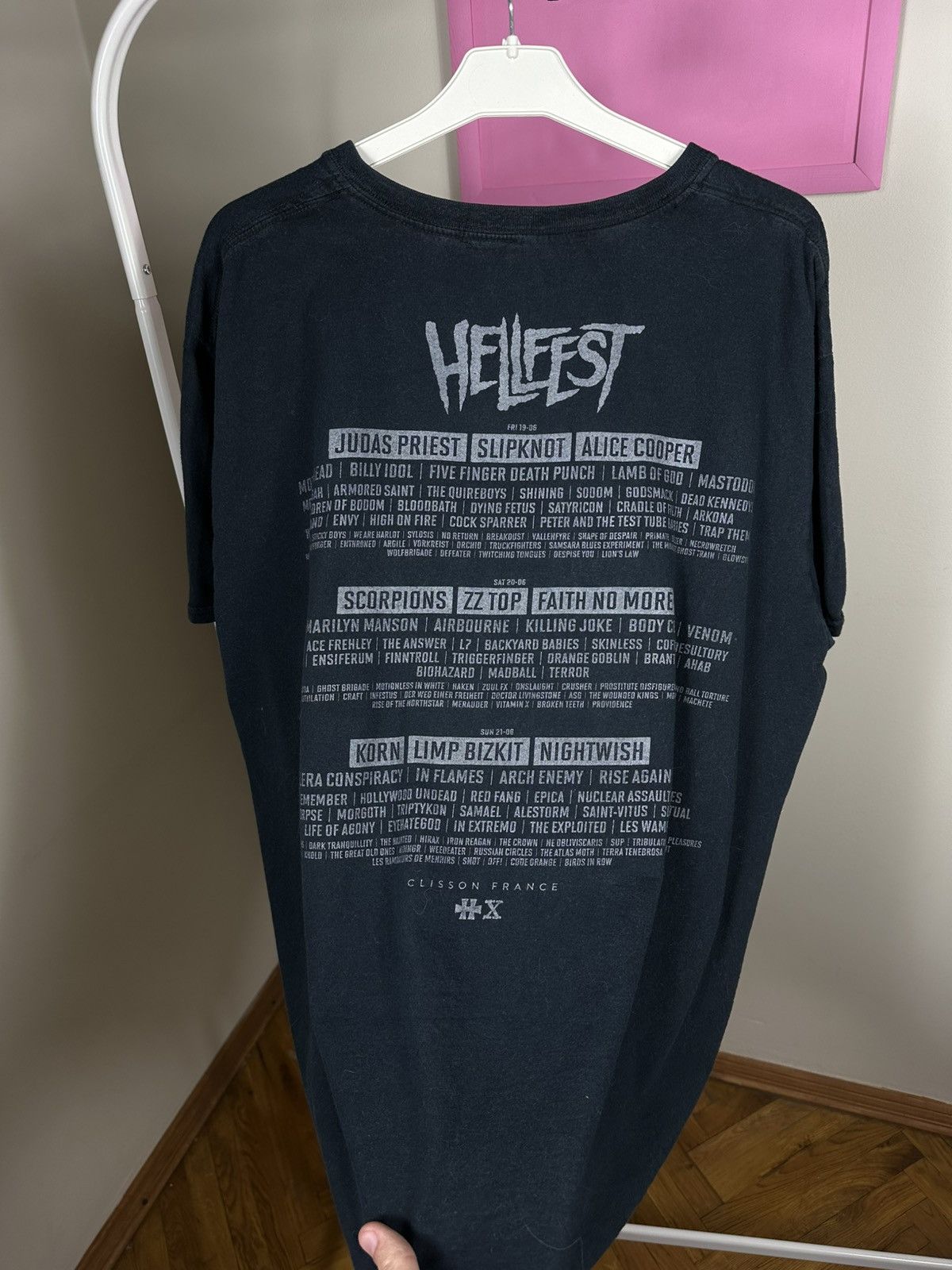 Vintage HellFest 2006 T Shirt Rock Band Tee Skull Size US L / EU 52-54 / 3 - 18 Thumbnail