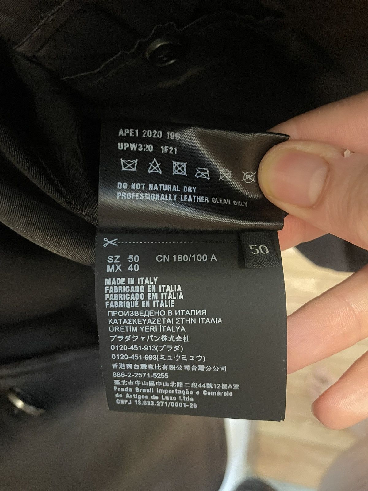 Prada × Raf Simons Prada Leather Jacket - Designed by Raf Simons Size US M / EU 48-50 / 2 - 4 Thumbnail