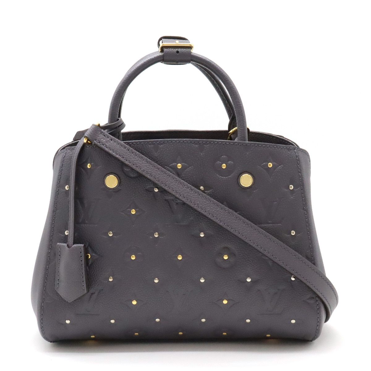 Louis Vuitton Louis Vuitton Louis Vuitton Monogram Empreinte Montaigne BB Handbag M51727 Leather Handbag M51727 in Pristine Condition Size ONE SIZE - 1 Thumbnail