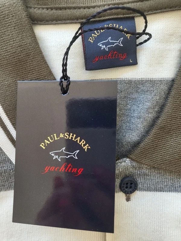 Paul & Shark RRP350€ Paul&Shark Polo New with Tags Striped Long Sleeves Size US L / EU 52-54 / 3 - 2 Thumbnail