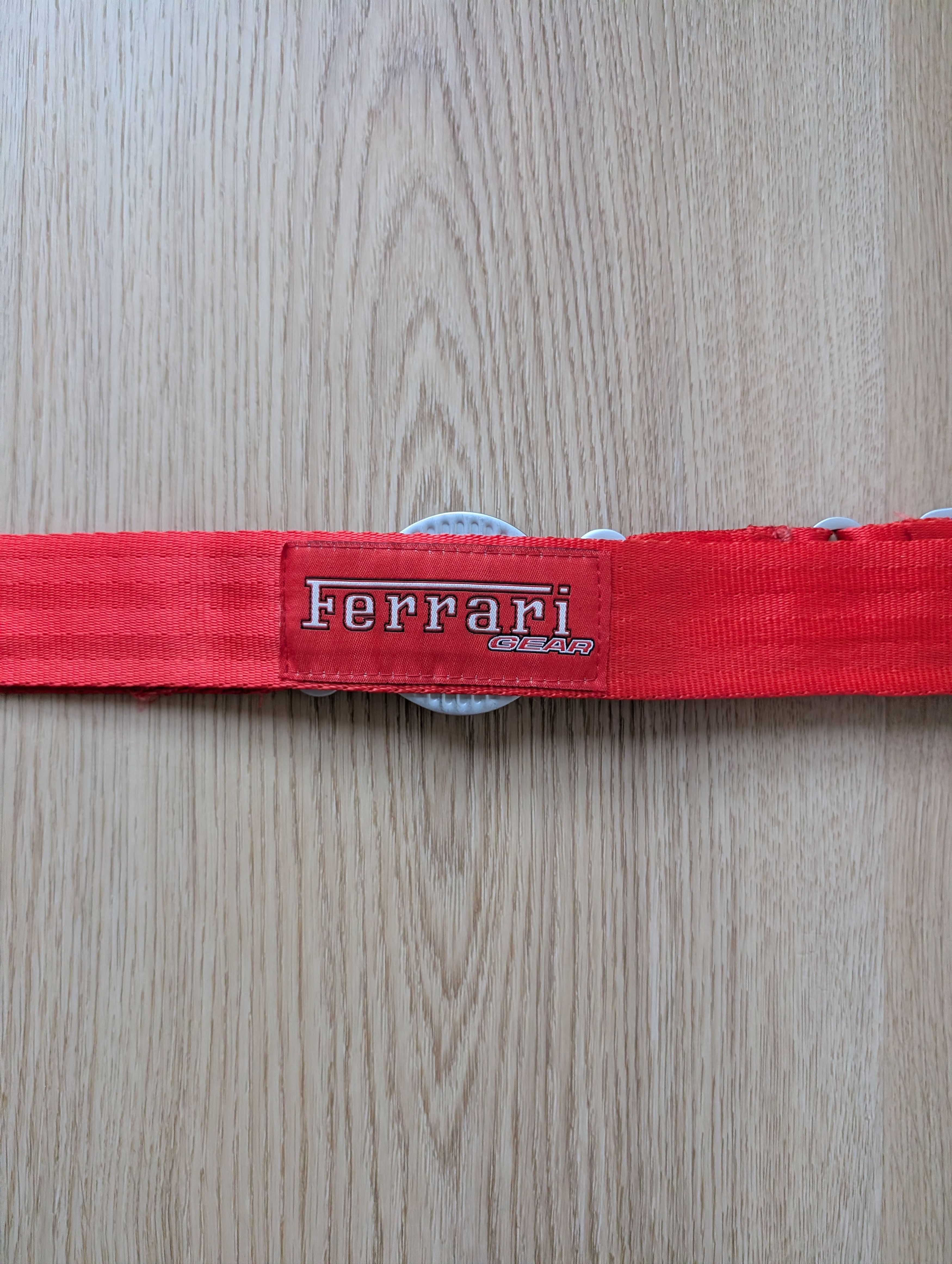 Ferrari VINTAGE 90’s FERARRI F-1 RACING GEAR BELT Y2K Size ONE SIZE - 10 Thumbnail